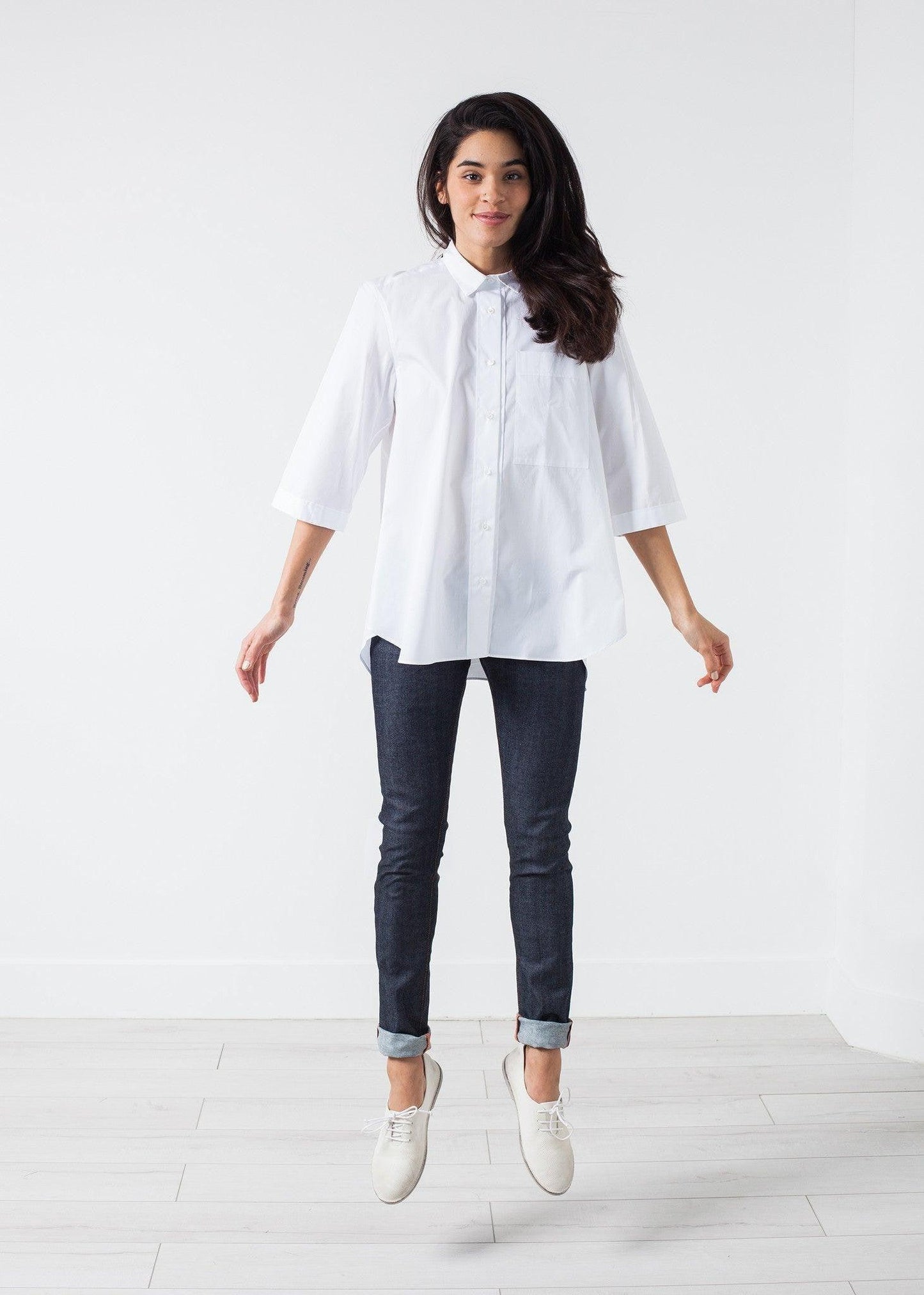 Skinny Stretch Jean in Indigo.