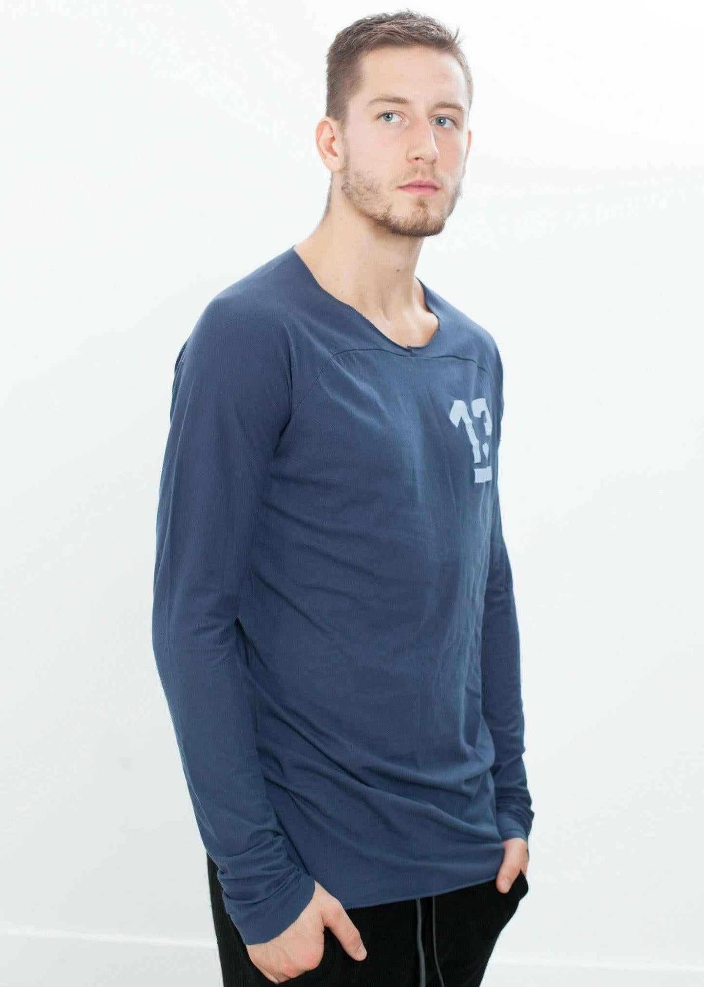 Antidote "13" Tee in Mood Indigo.