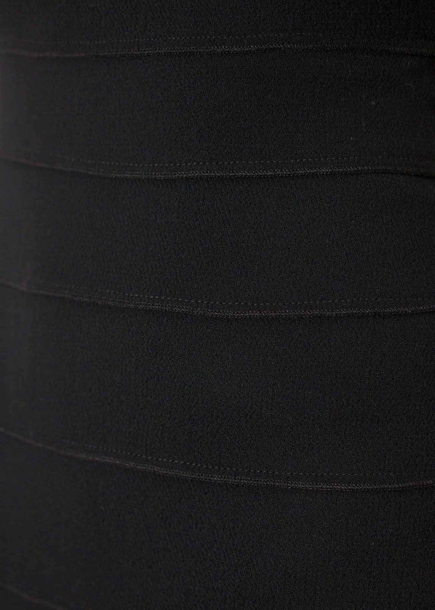 Asymmetric Dress in Black.