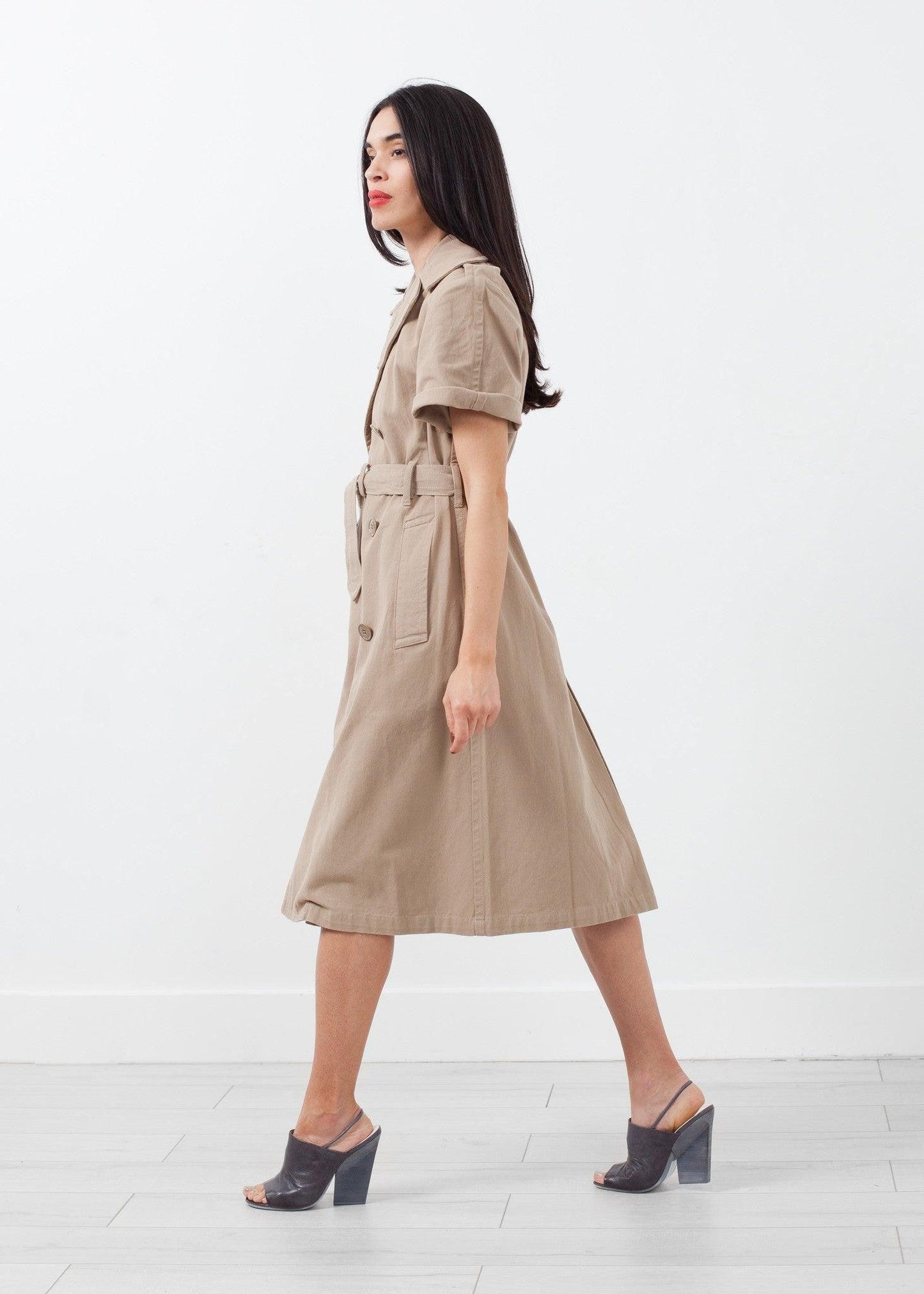 Rolled Sleeve Trenchcoat.