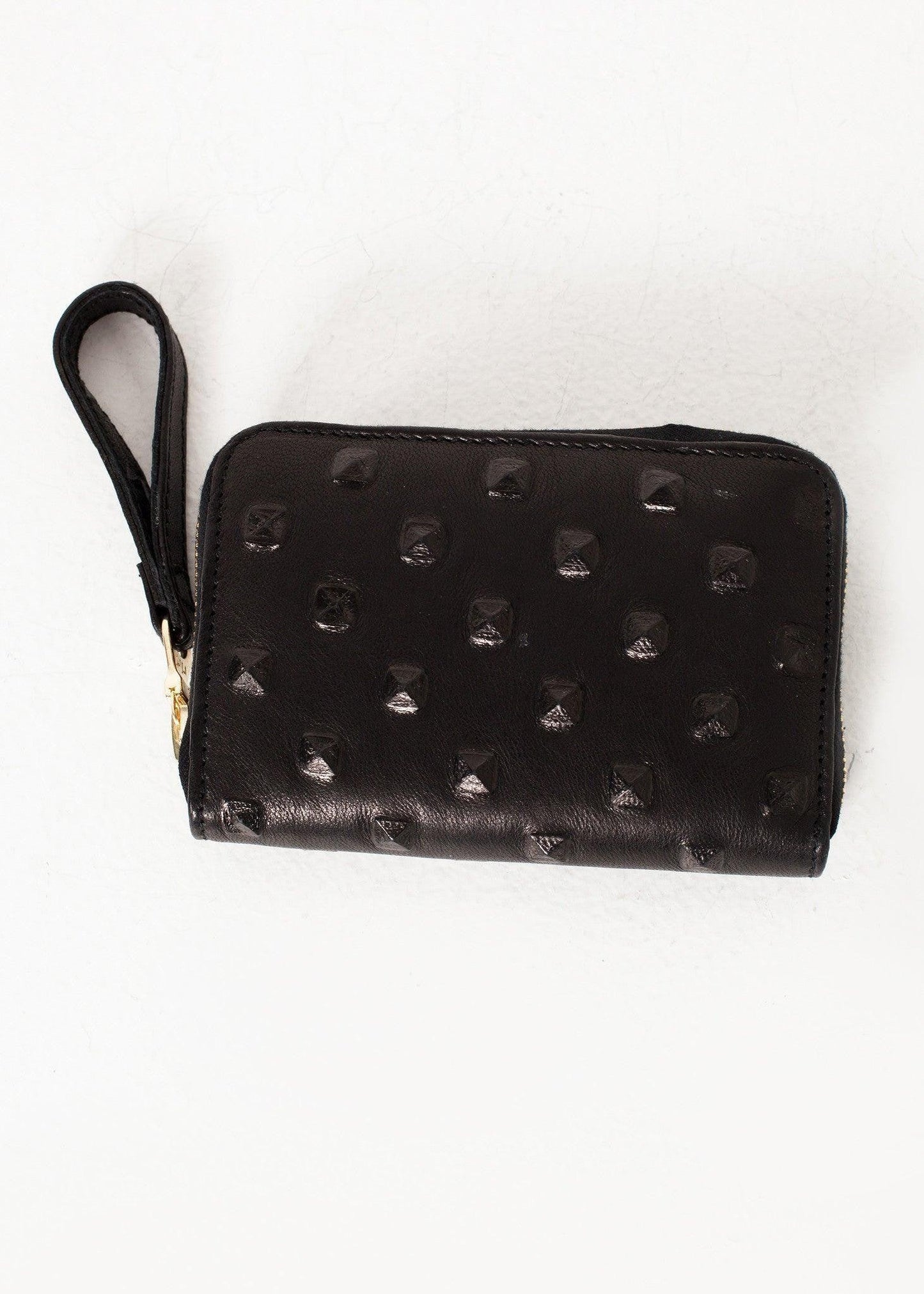 Elodie Leather Wallet in Black.