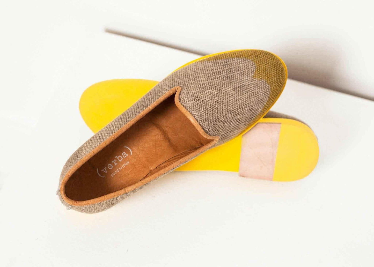 Wingtip Loafer in Yellow.