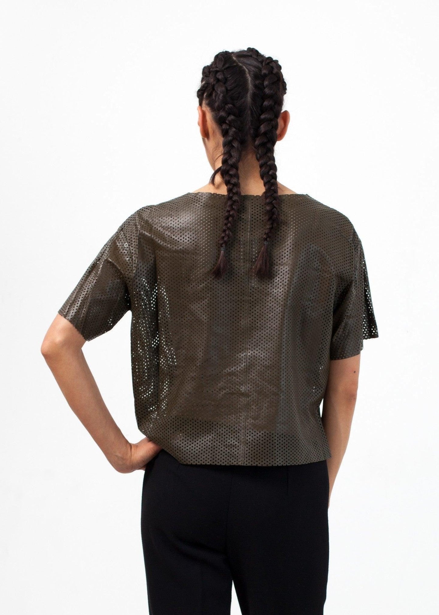 Auralias Leather Top.