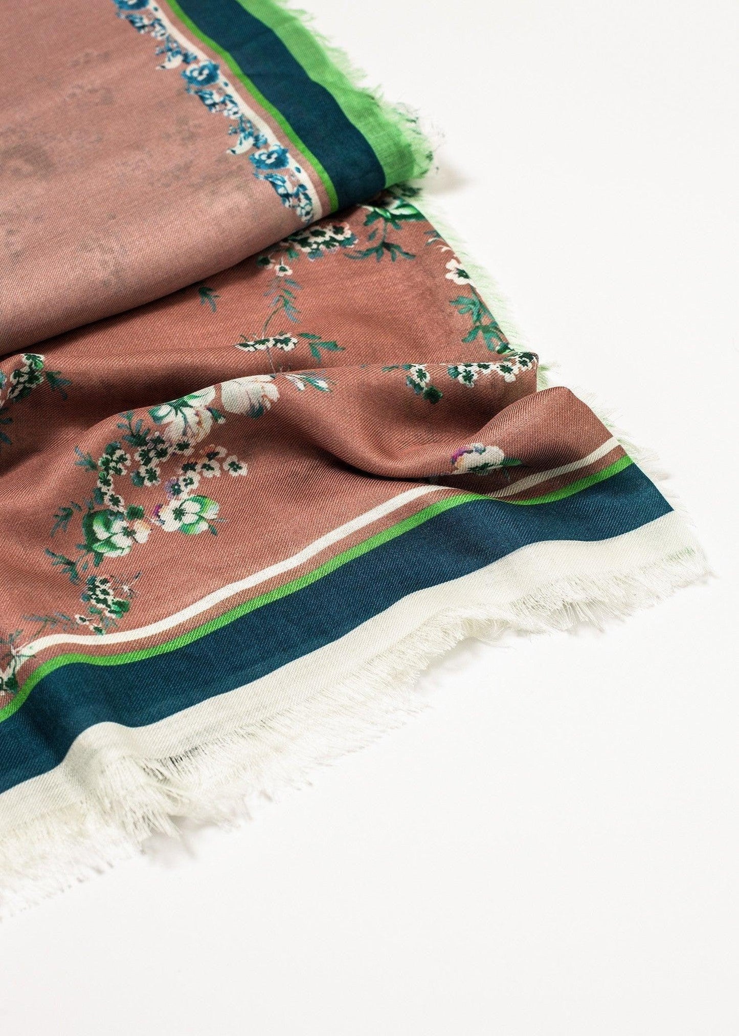 Floral Cashmere Scarf.