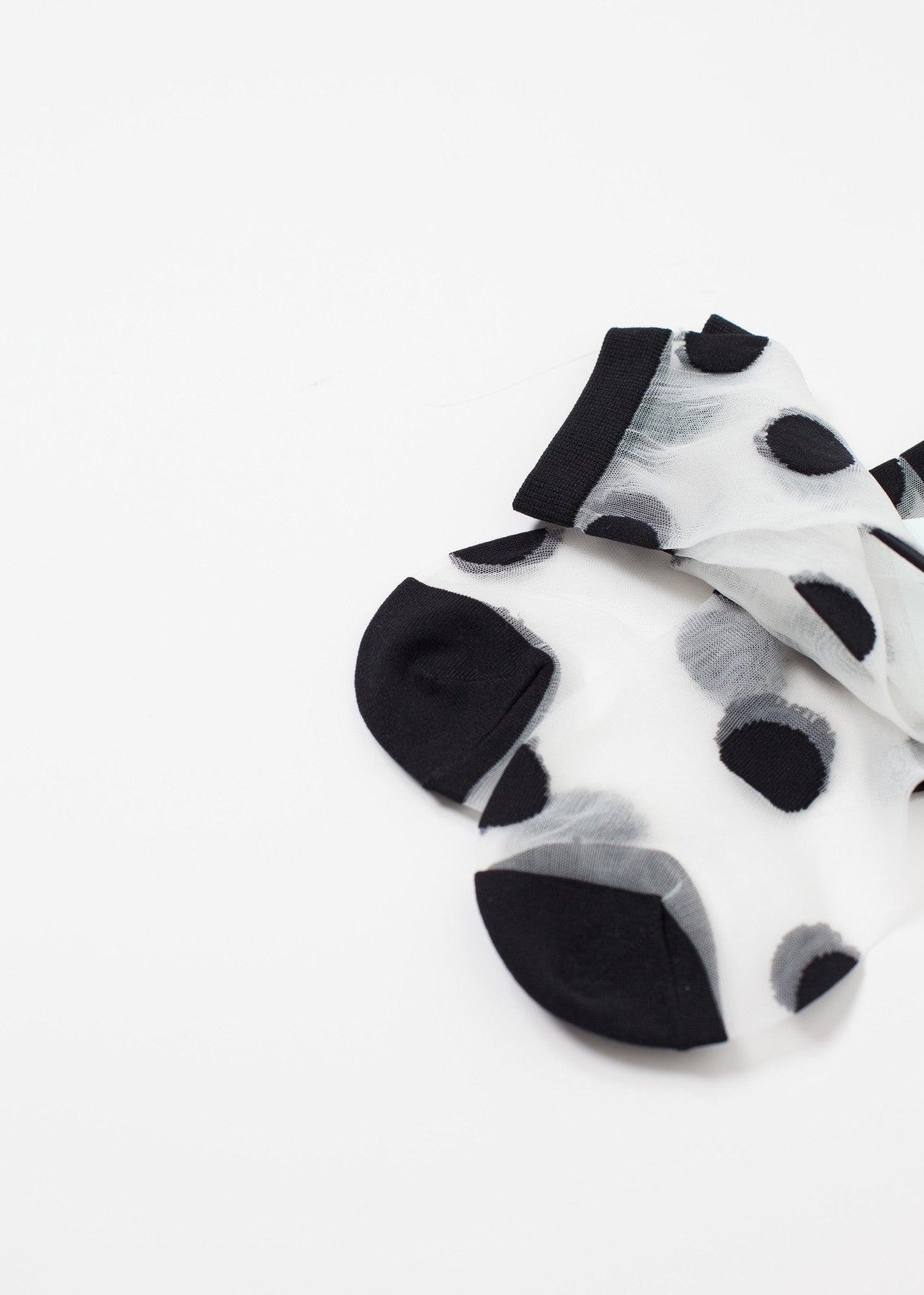 Large Polka Dot Sheer Crew.