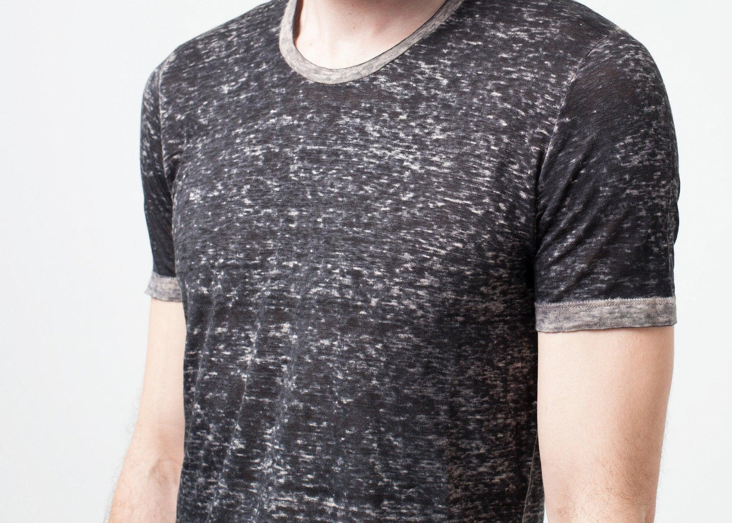 Linen T-shirt in Rope.