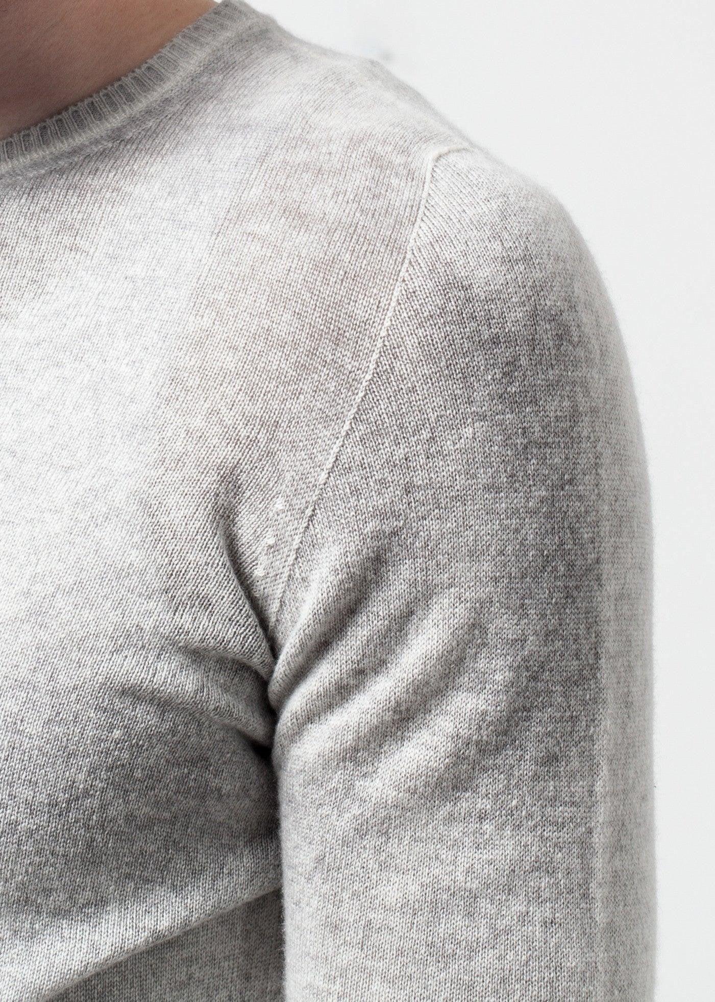 Mottled Cashmere Crewneck.
