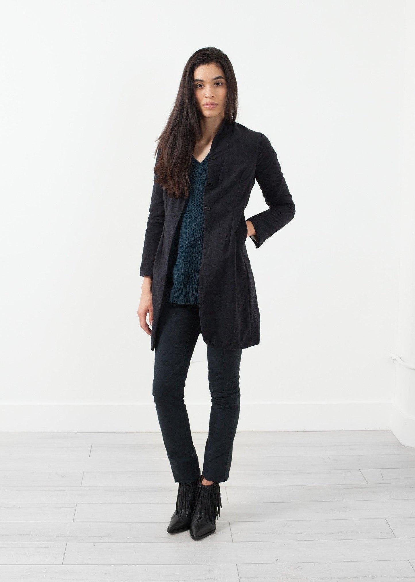 Nylon Long Jacket.