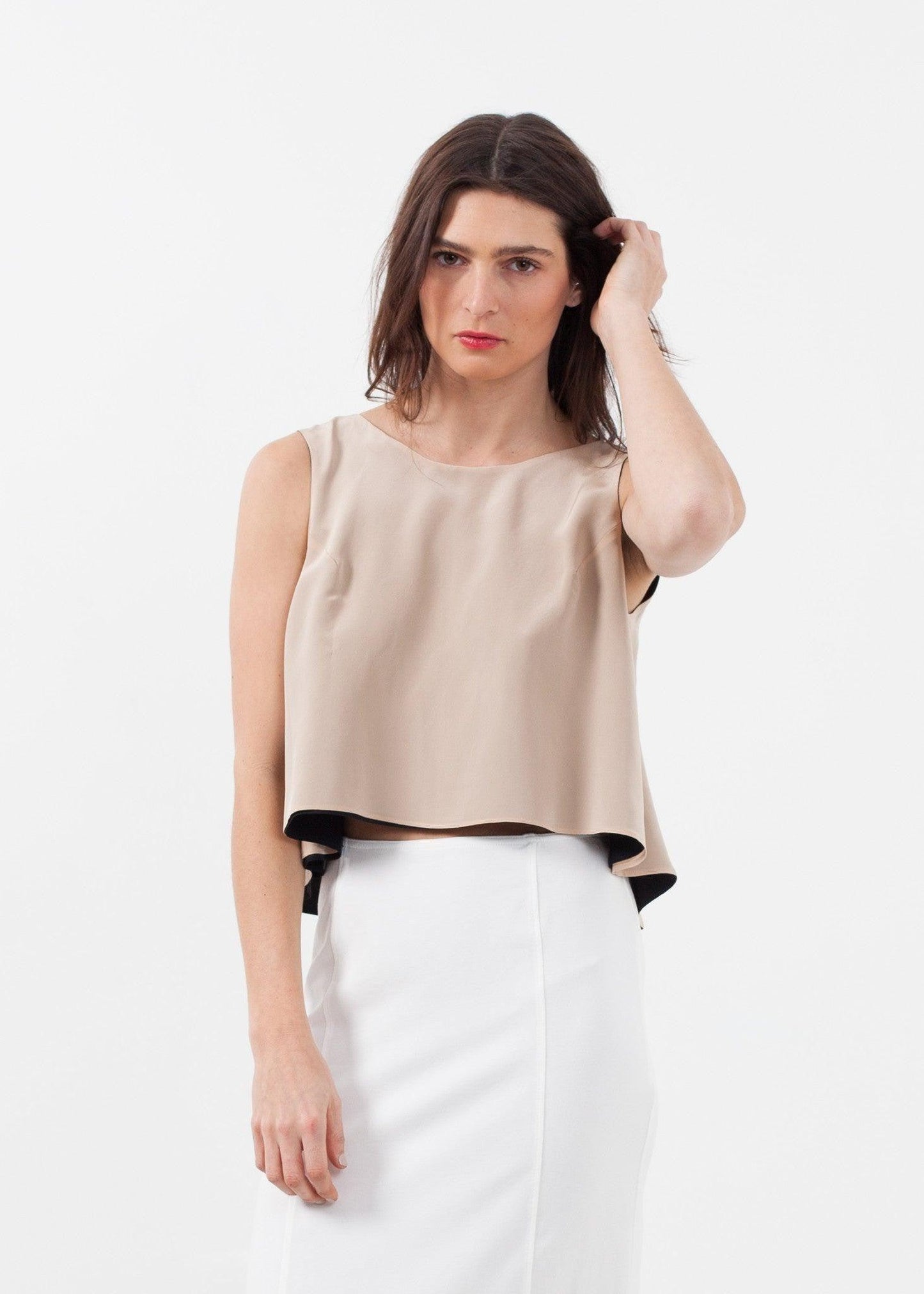 Reversible Tie Top.