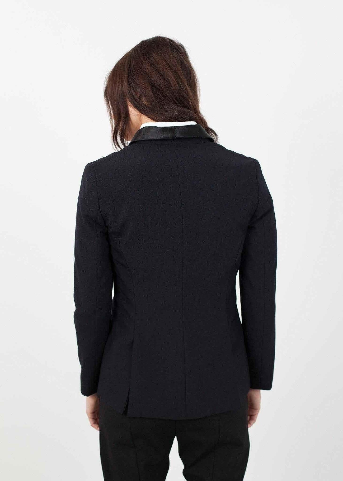 Shawl Collar Blazer in Black.