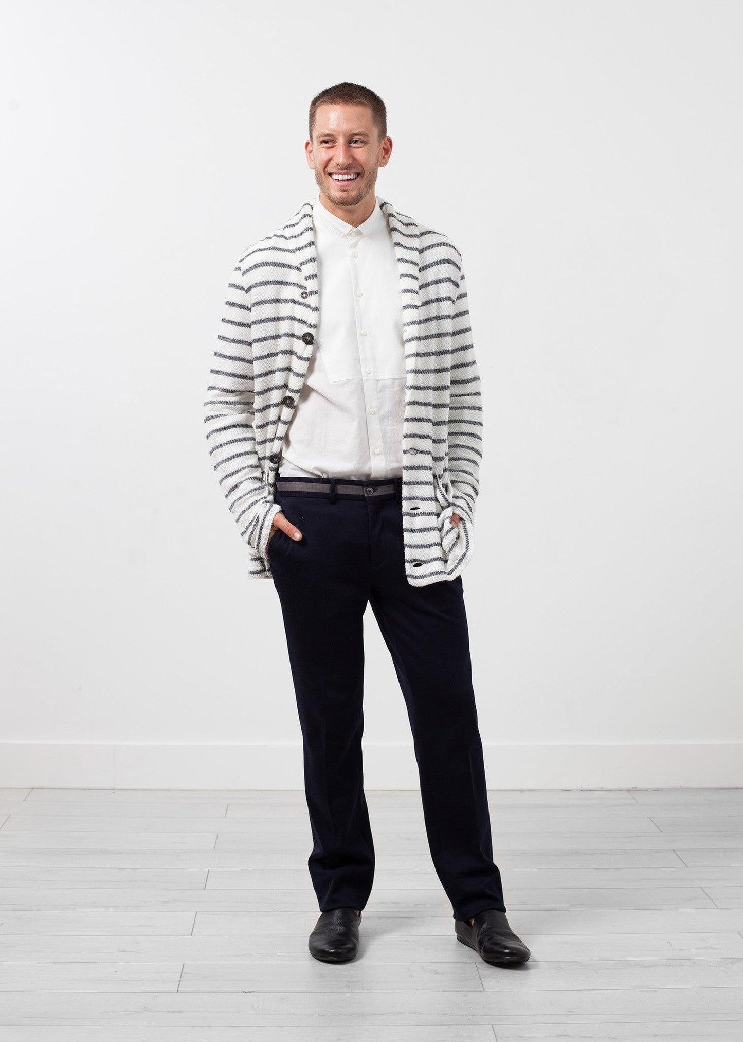 Unisex Shawl Cardigan.