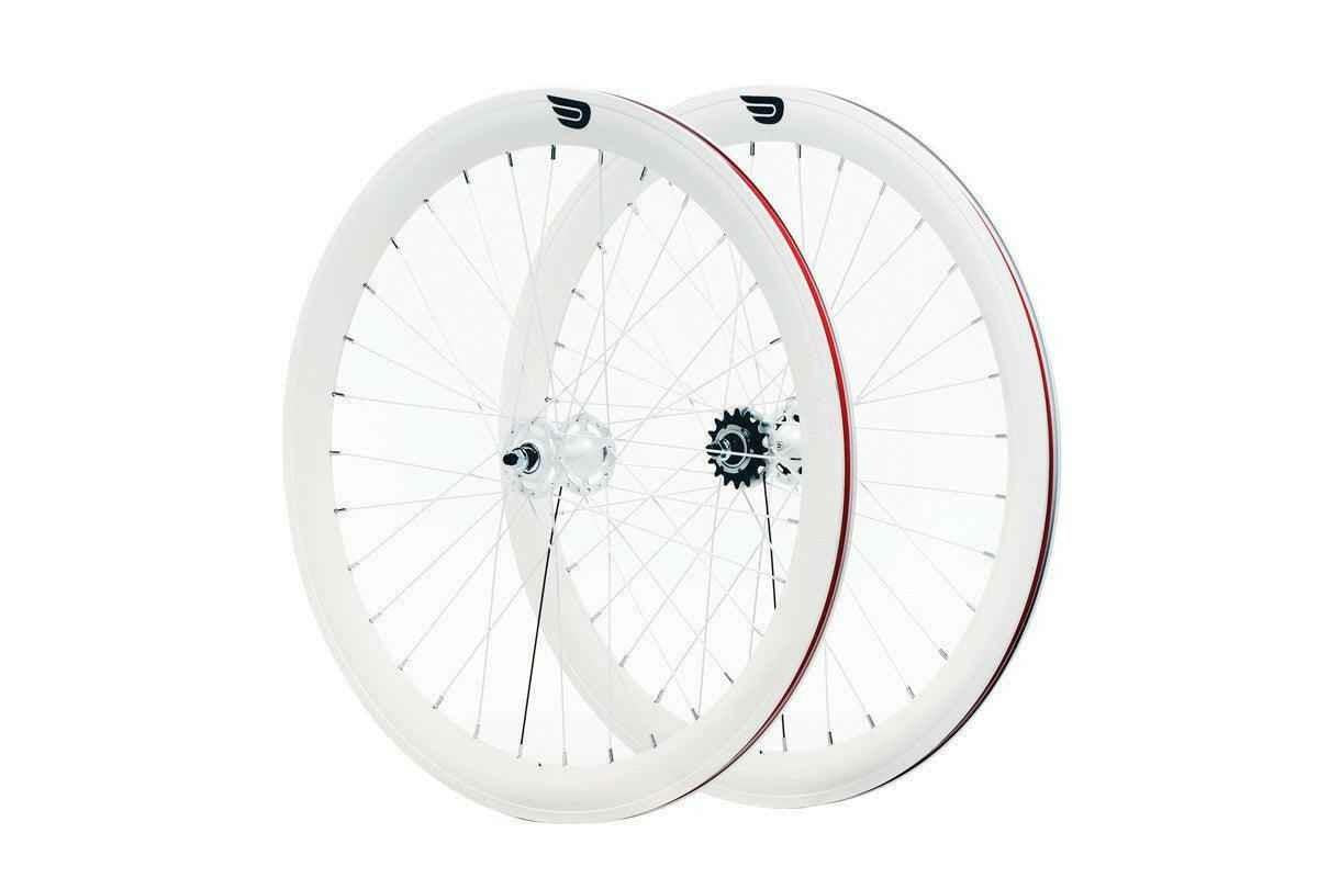 Pure Fix 700C 50mm Glow Wheelset.