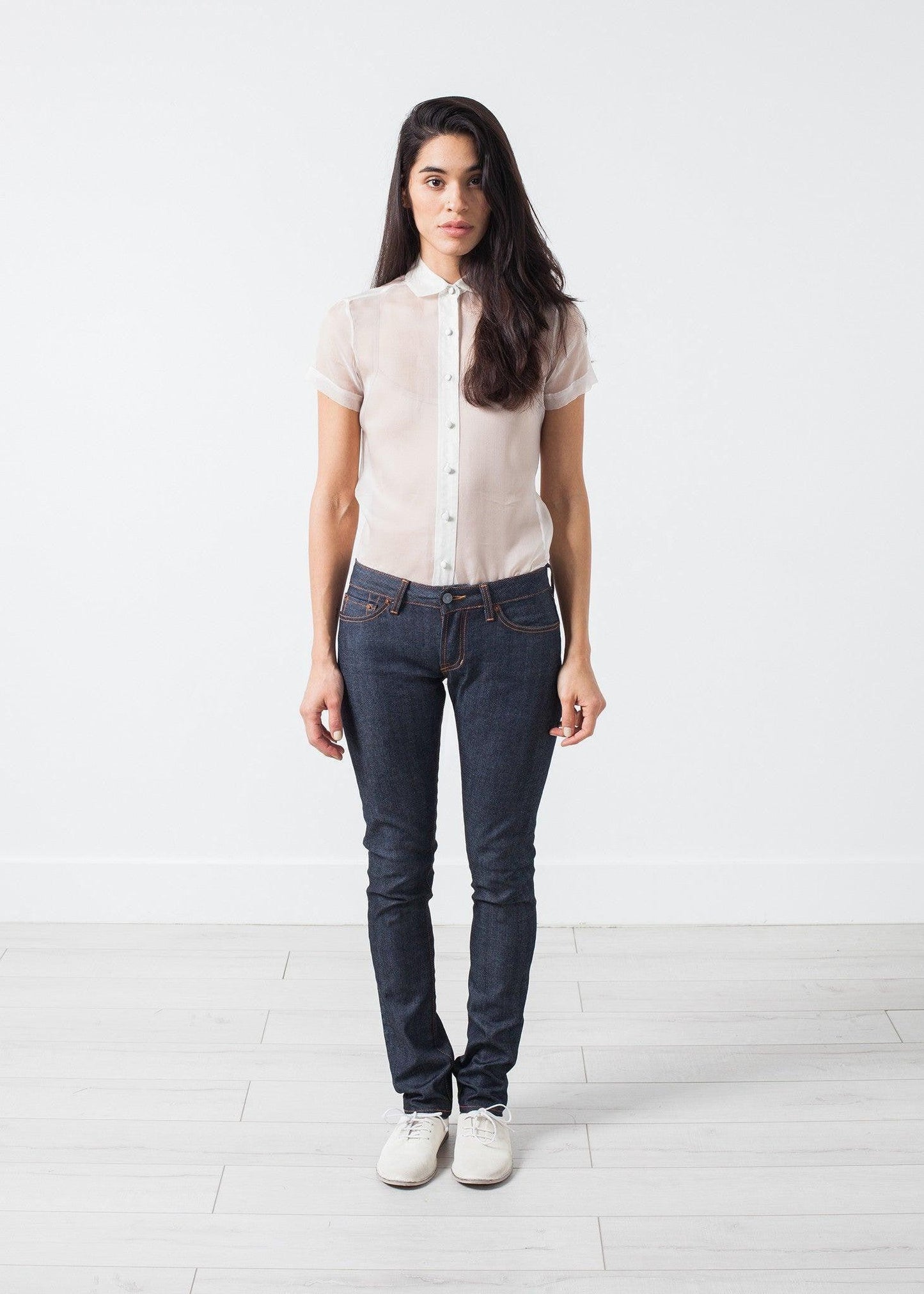 Skinny Stretch Jean in Indigo.