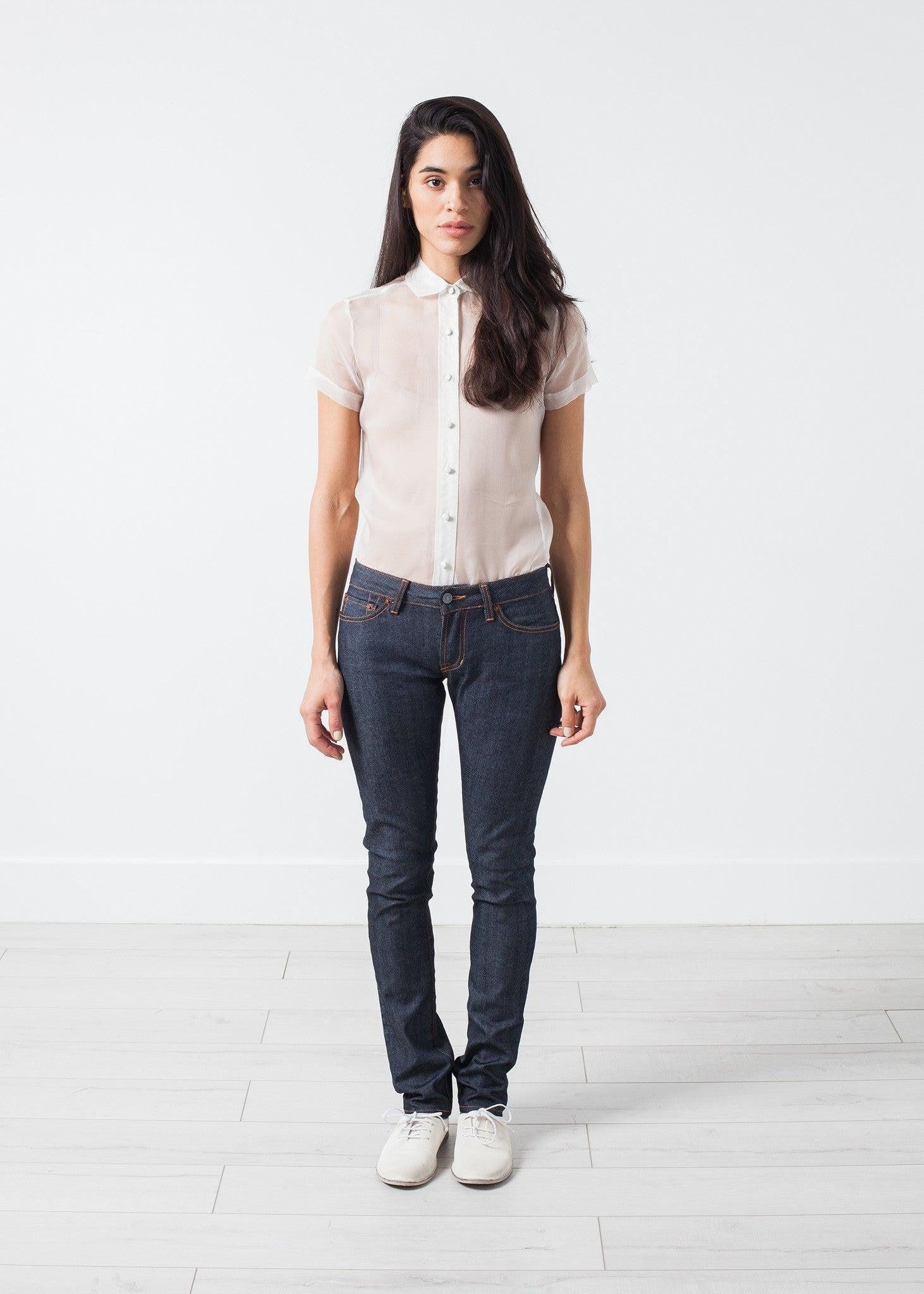 Skinny Stretch Jean in Indigo.