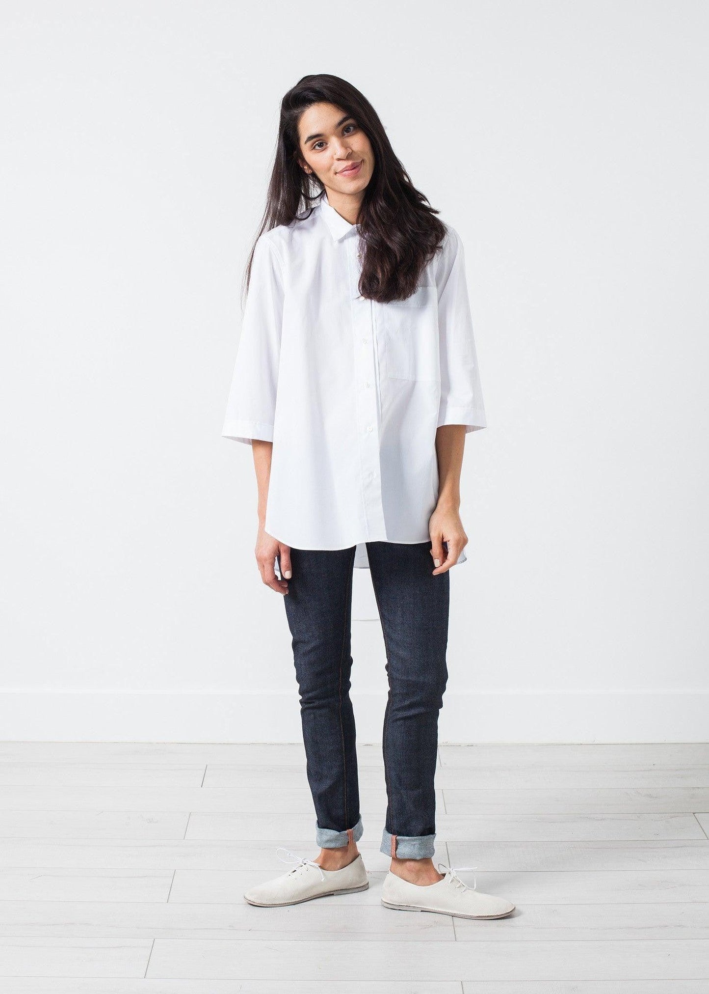 Skinny Stretch Jean in Indigo.