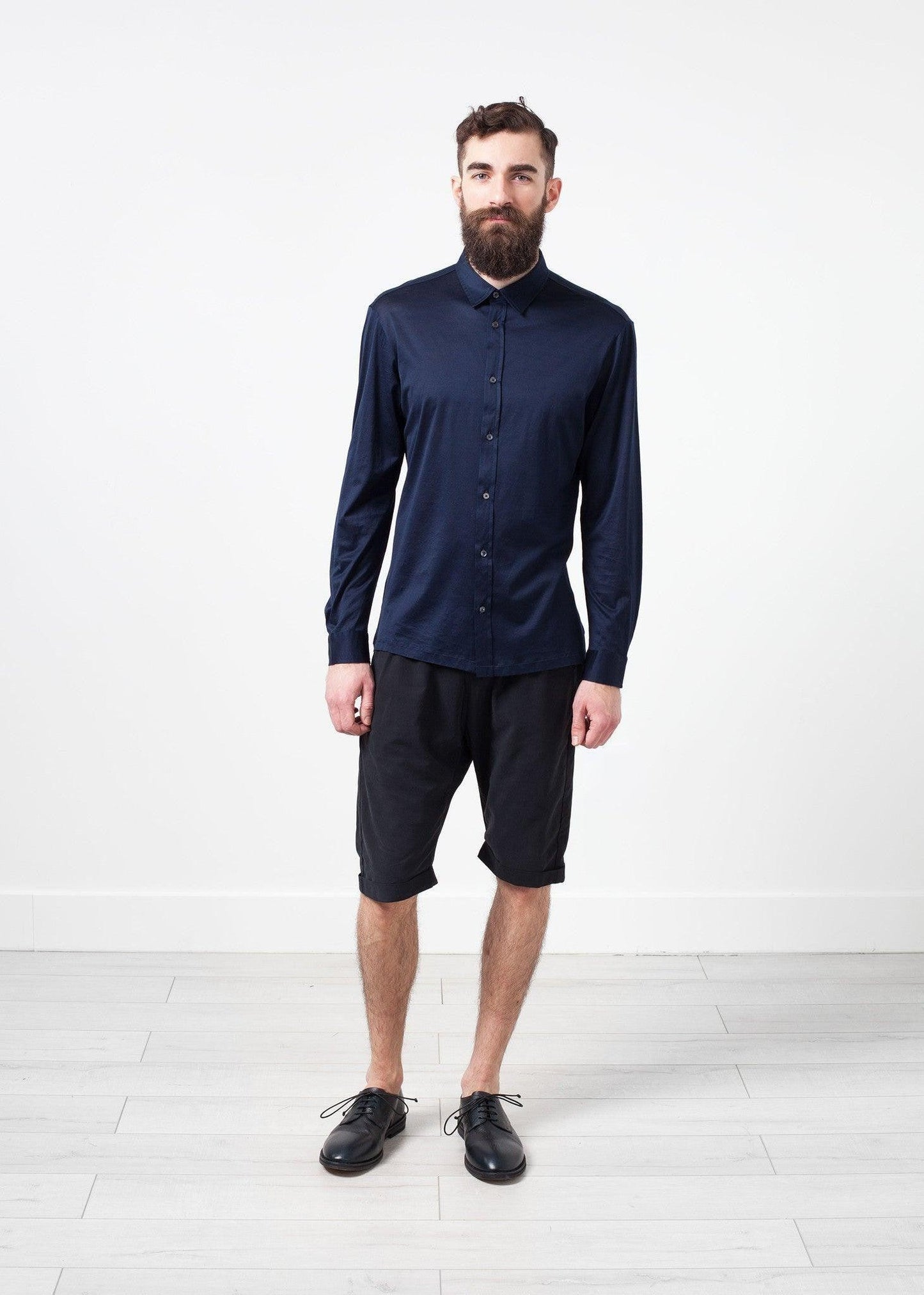 Scotland Button-Up in Navy.