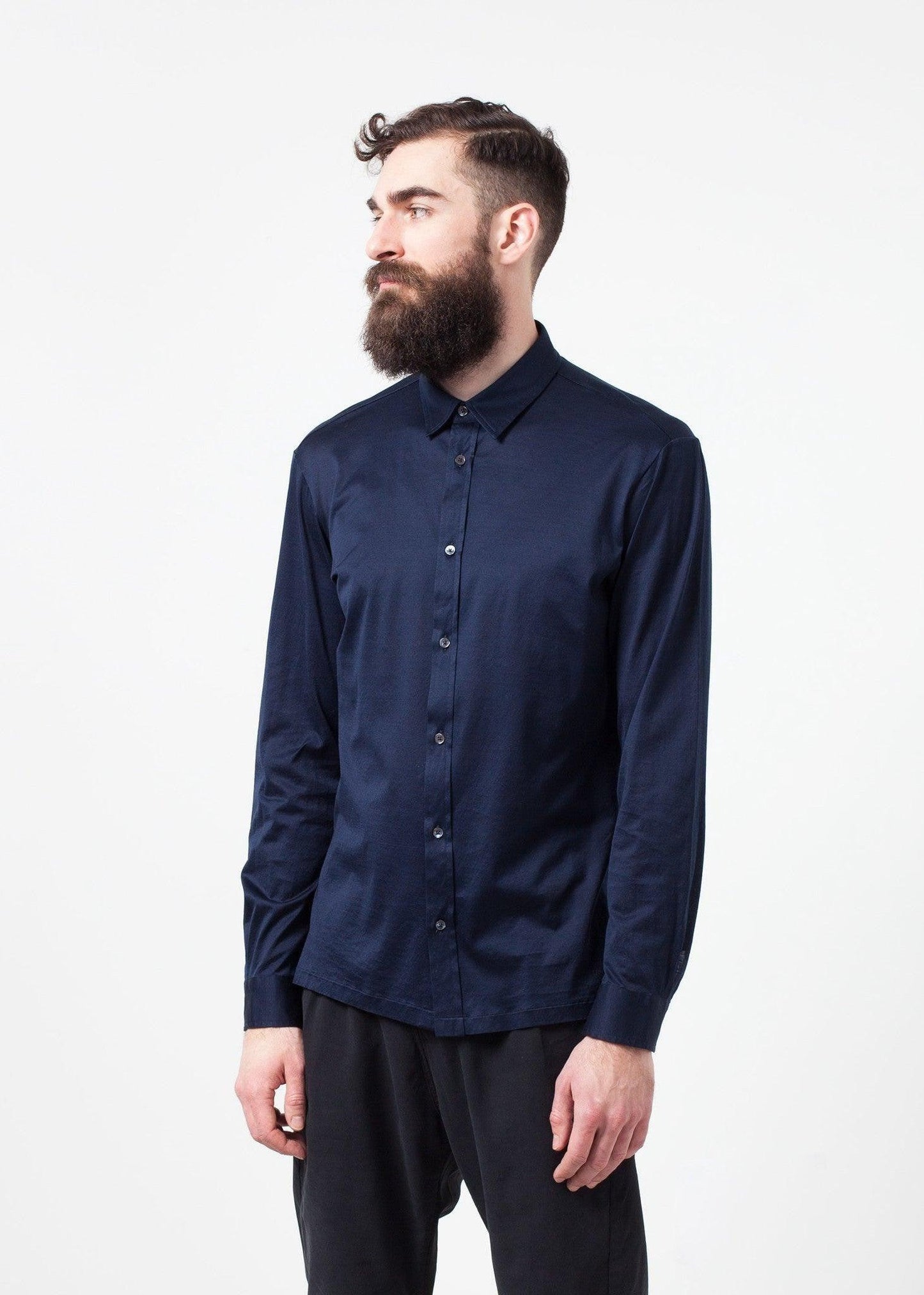 Scotland Button-Up in Navy.