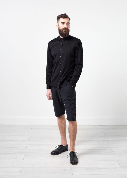 Scotland Button-Up in Black.