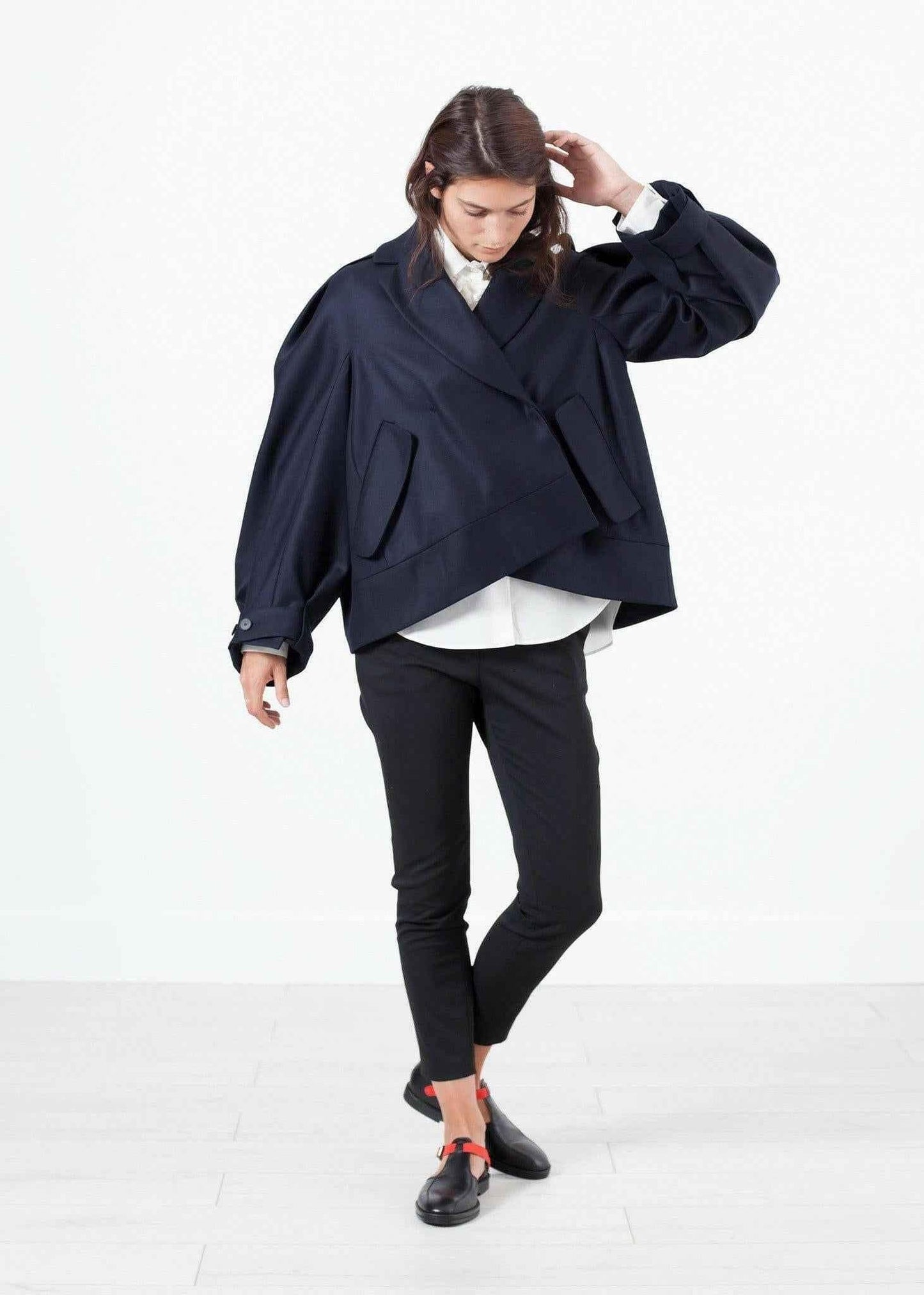 Wool Cocoon Jacket.
