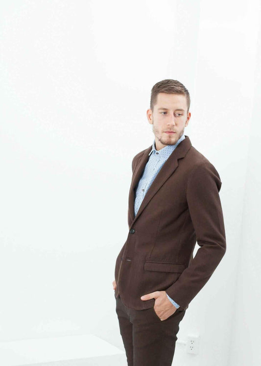 Sport Jacket in Brown.