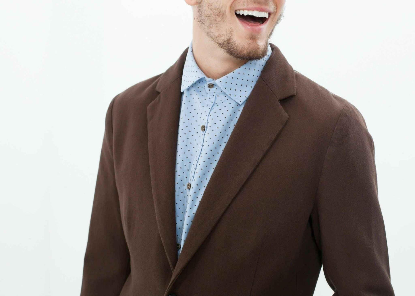Sport Jacket in Brown.