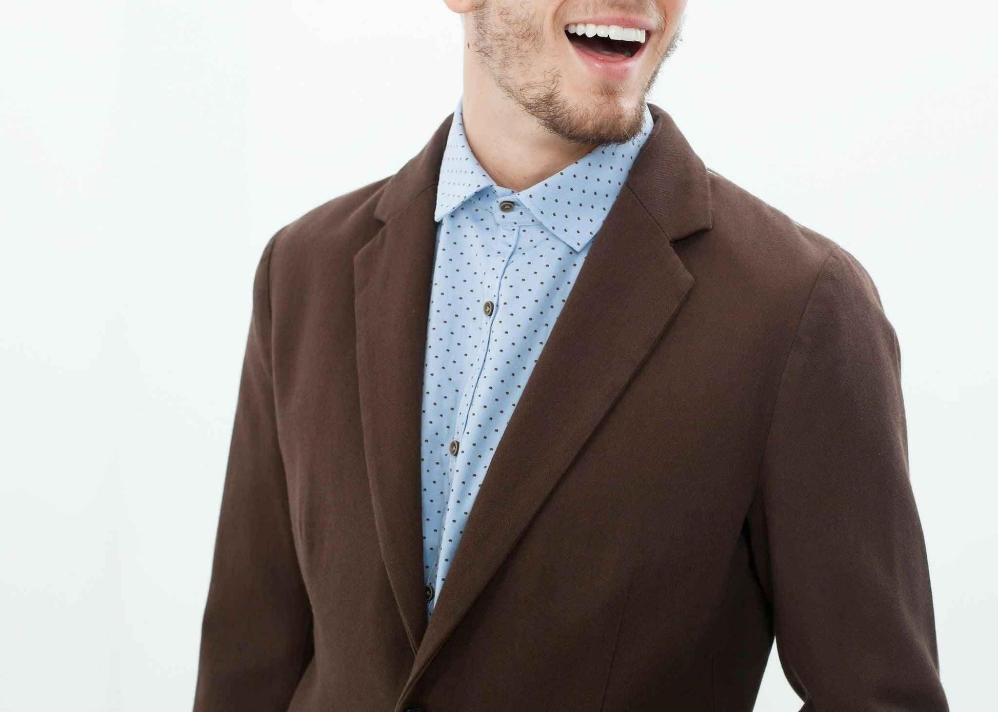 Sport Jacket in Brown.