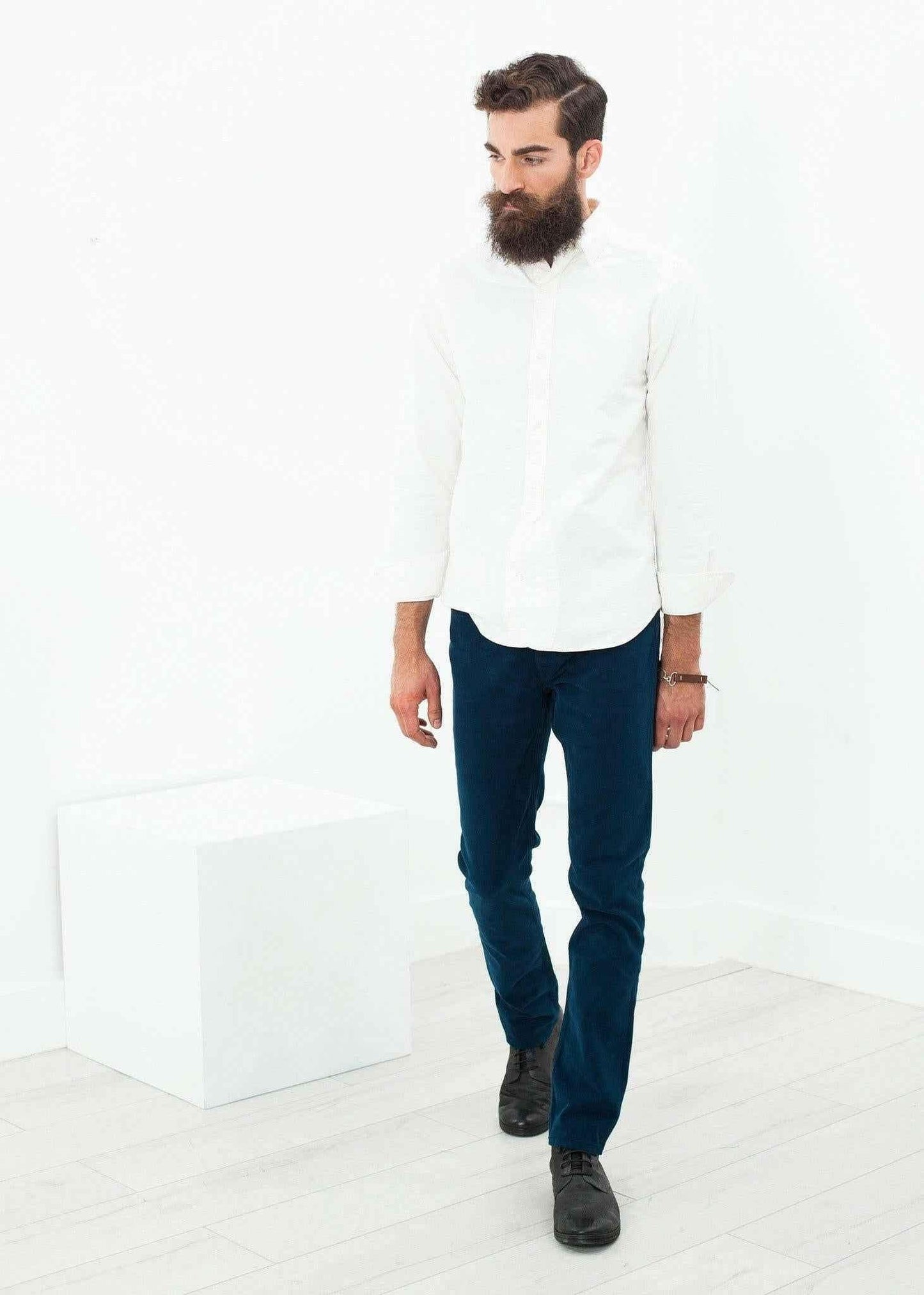 Alex Twill Pant in Mariner.