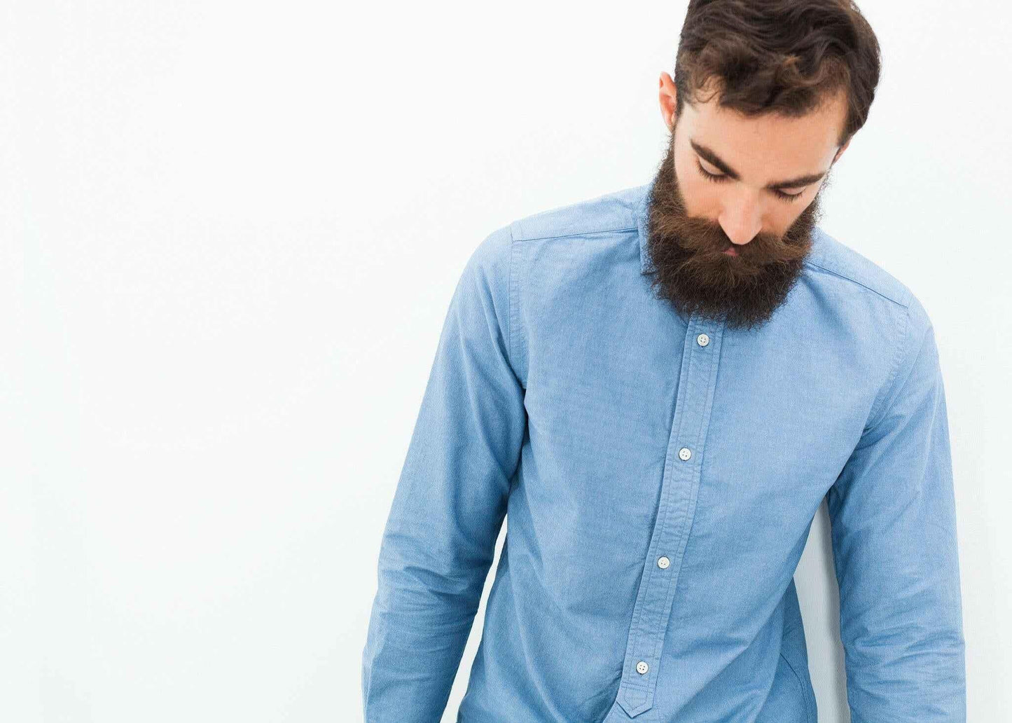 British Officer's Shirt in Sky Blue.