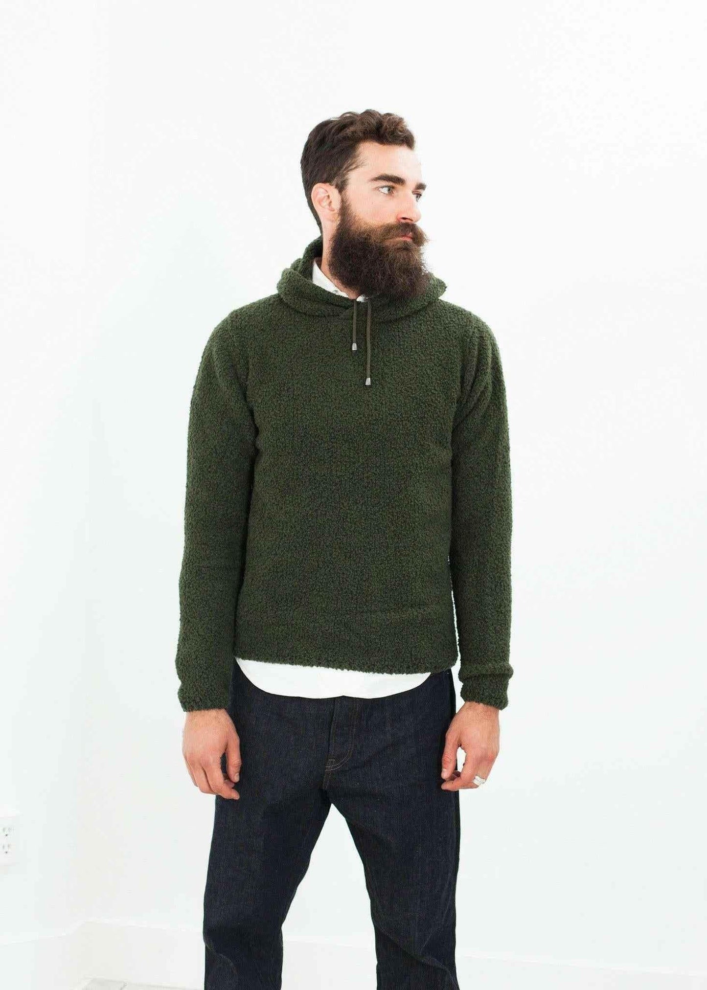 Grizzly Pullover in Greenfinch.