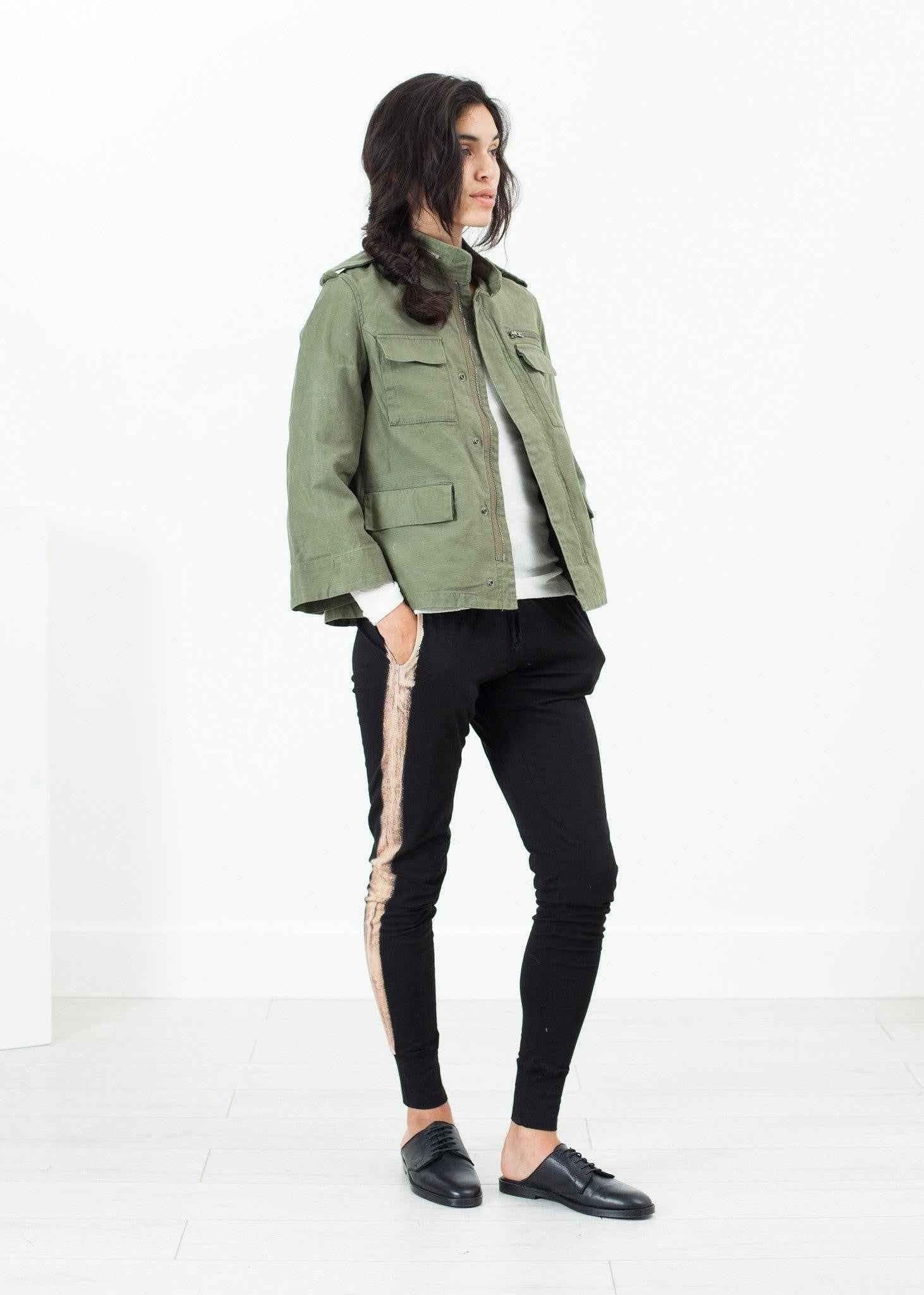 Big Army Jacket in Olive.