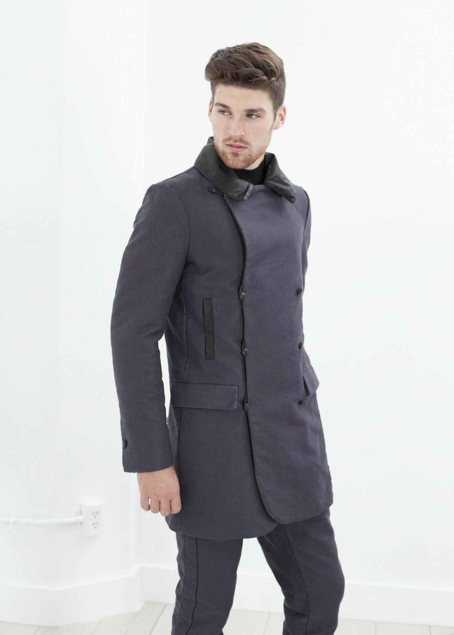 Taban Coat in Phantom.