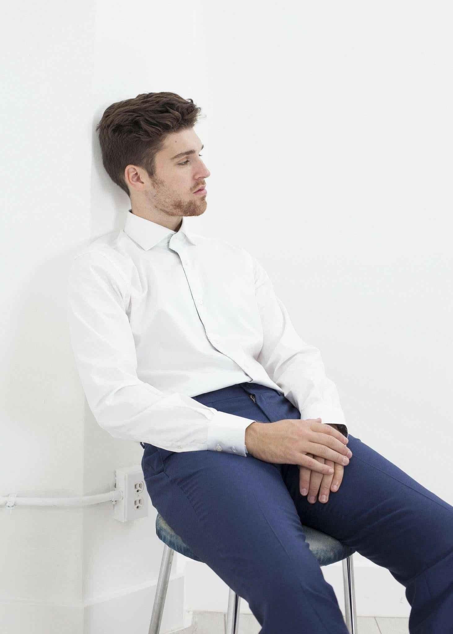Sheridan Trouser in Blue.