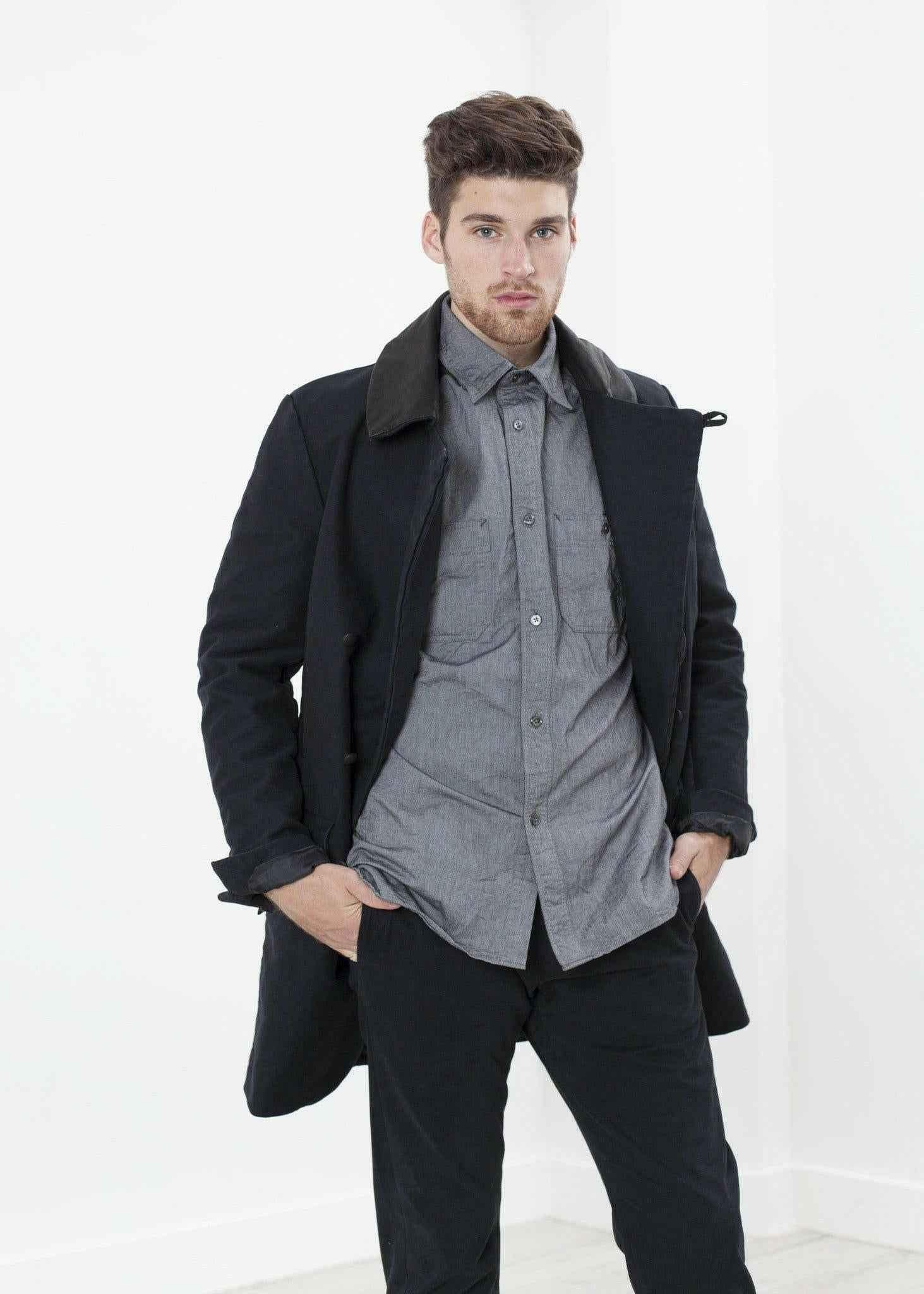 Taban Coat in Black.