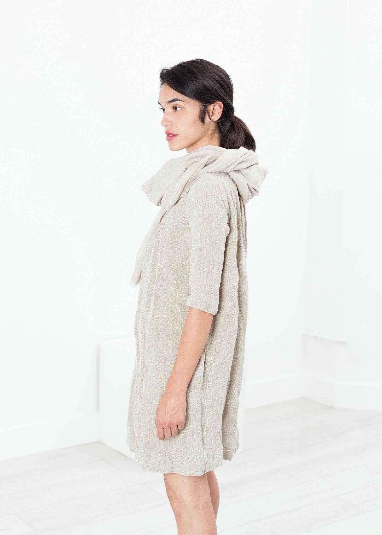 Hemp Dress in Natural.