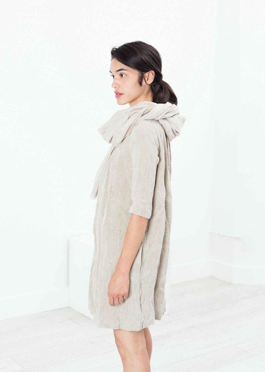 Hemp Dress in Natural.