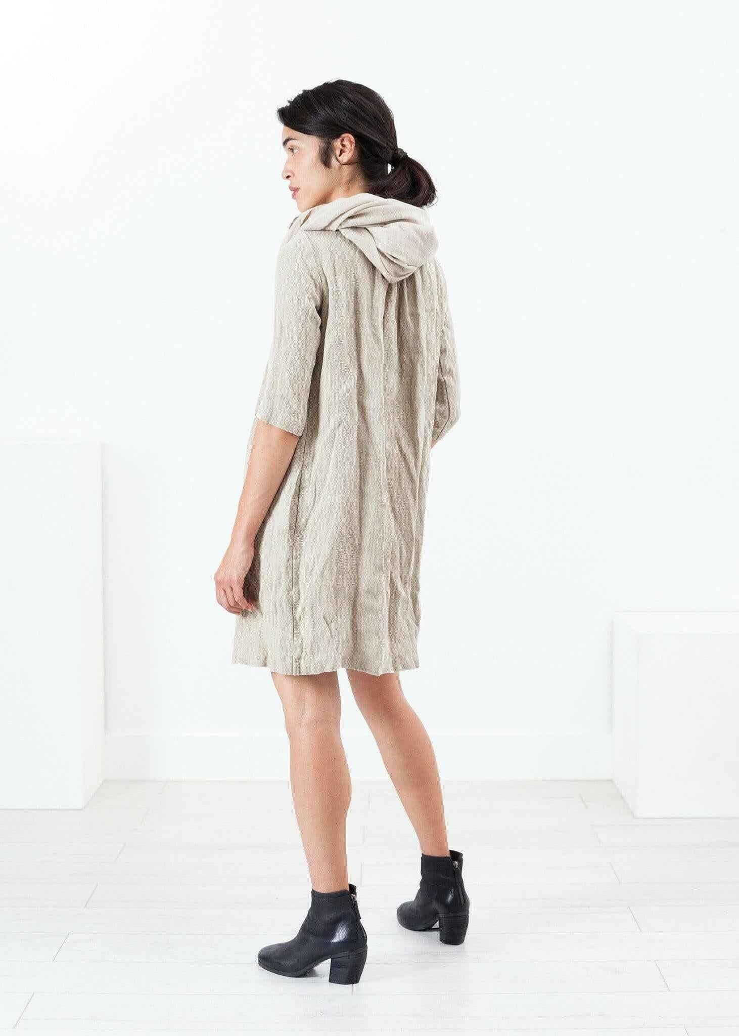 Hemp Dress in Natural.