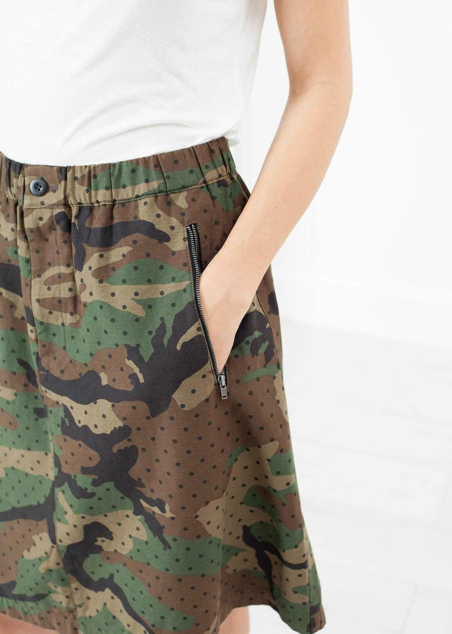 Military Skirt in Camo.