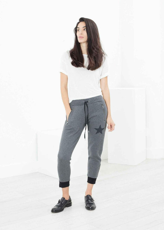 Loopwheeler Star Pant in Grey.