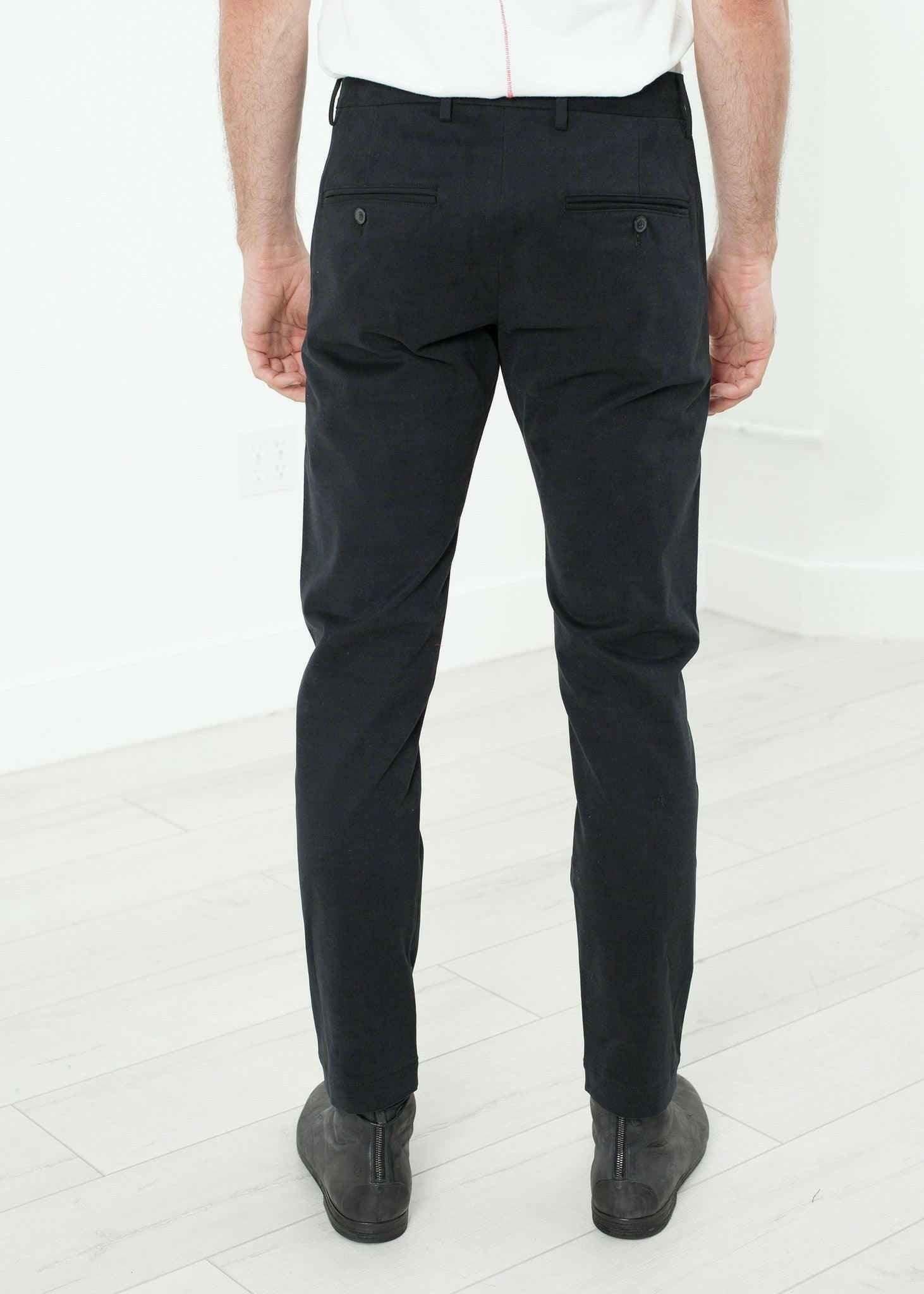 Men's Chino in Black.
