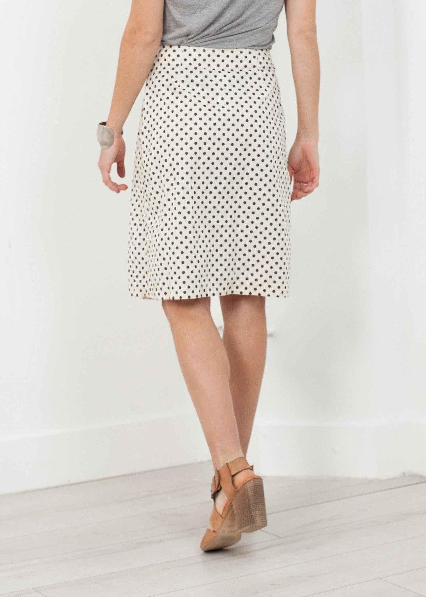 Pleated Skirt in Glitter Dots.