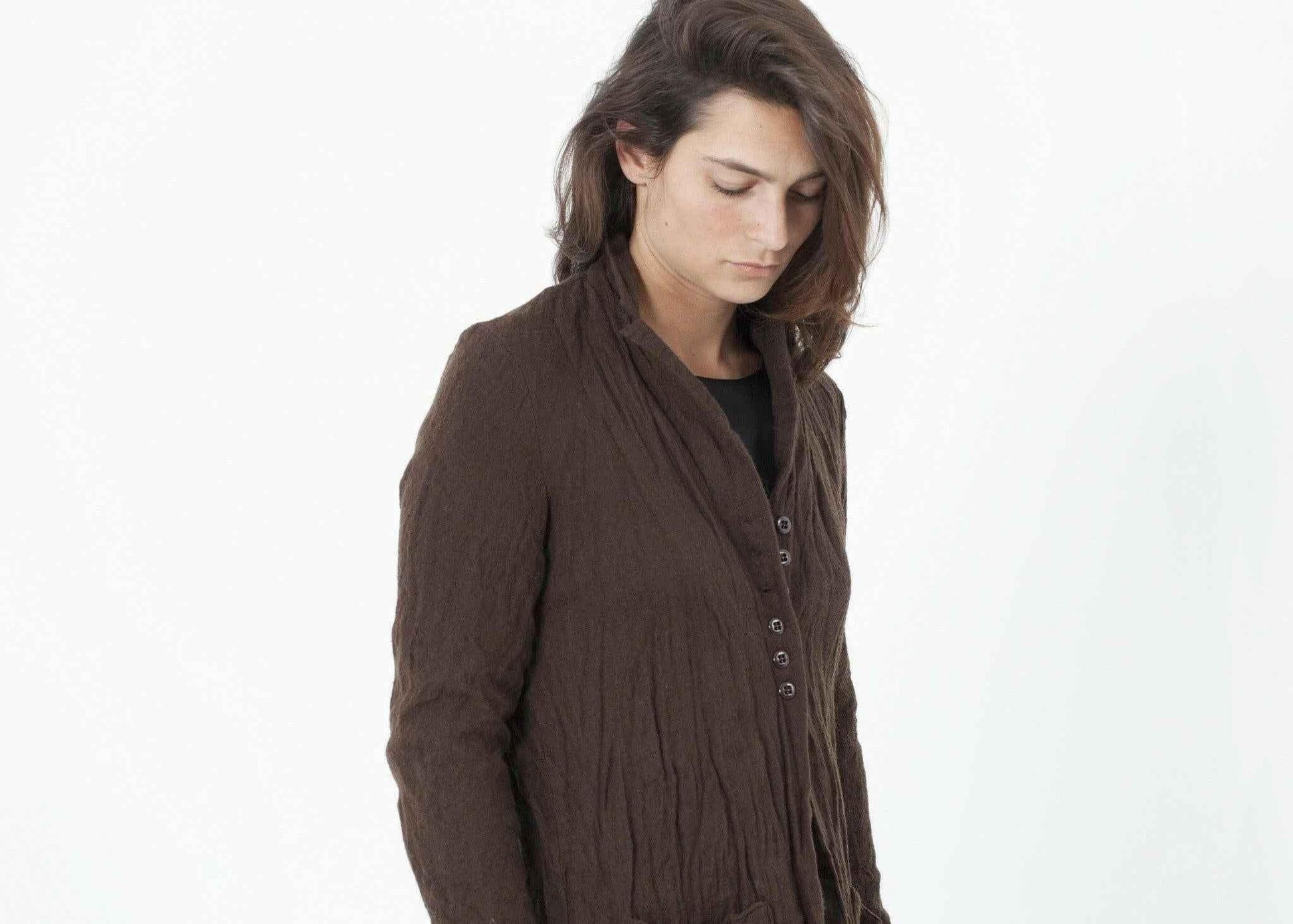 Ghost Wool Jacket in Brown.