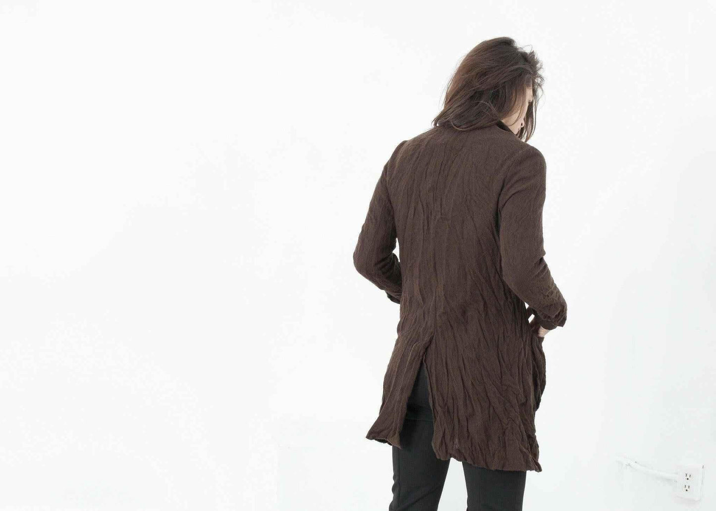 Ghost Wool Jacket in Brown.