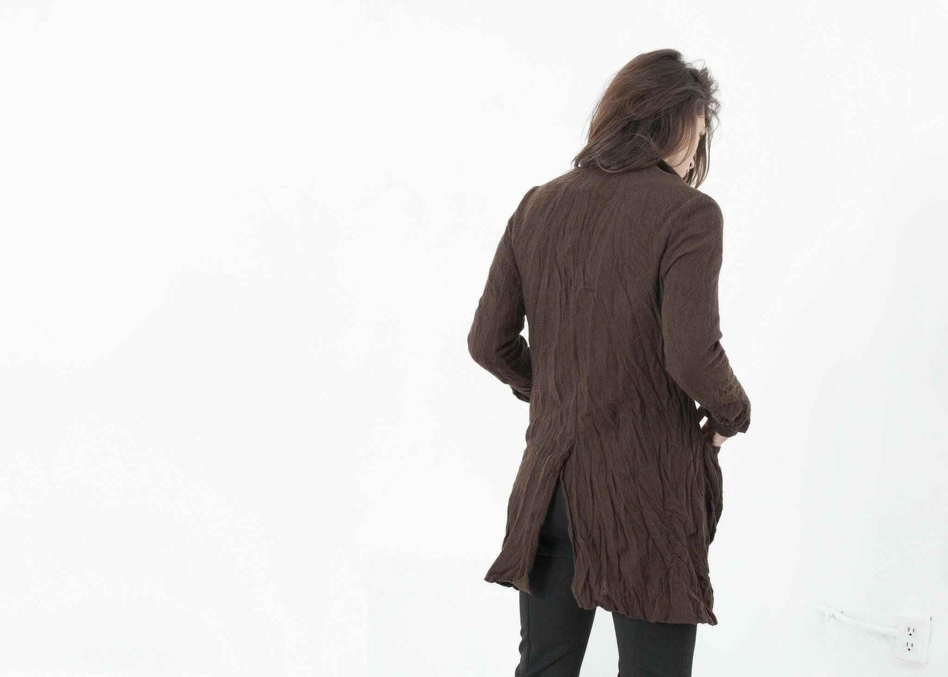 Ghost Wool Jacket in Brown.