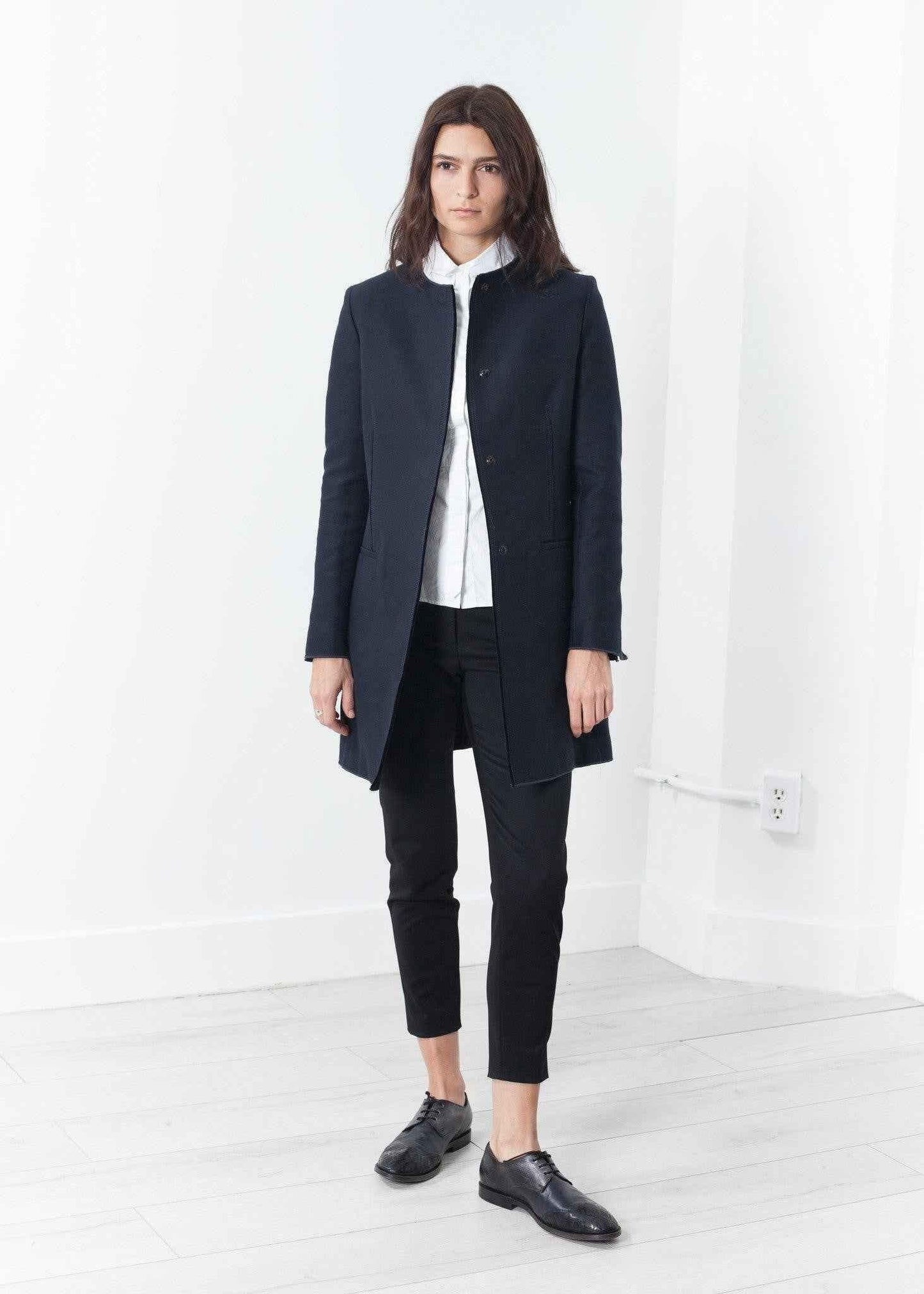 Tessuto Jacket in Navy.