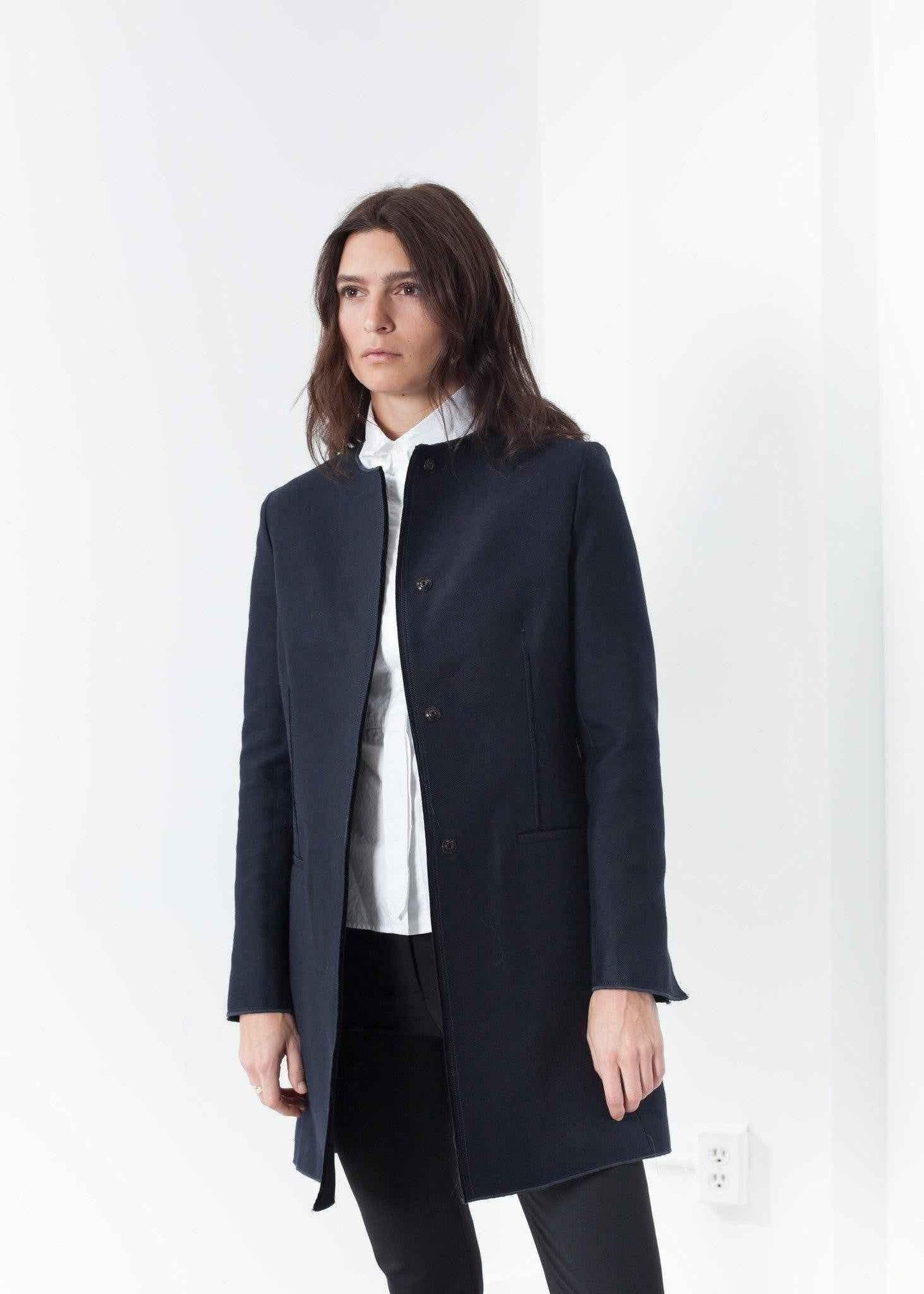 Tessuto Jacket in Navy.