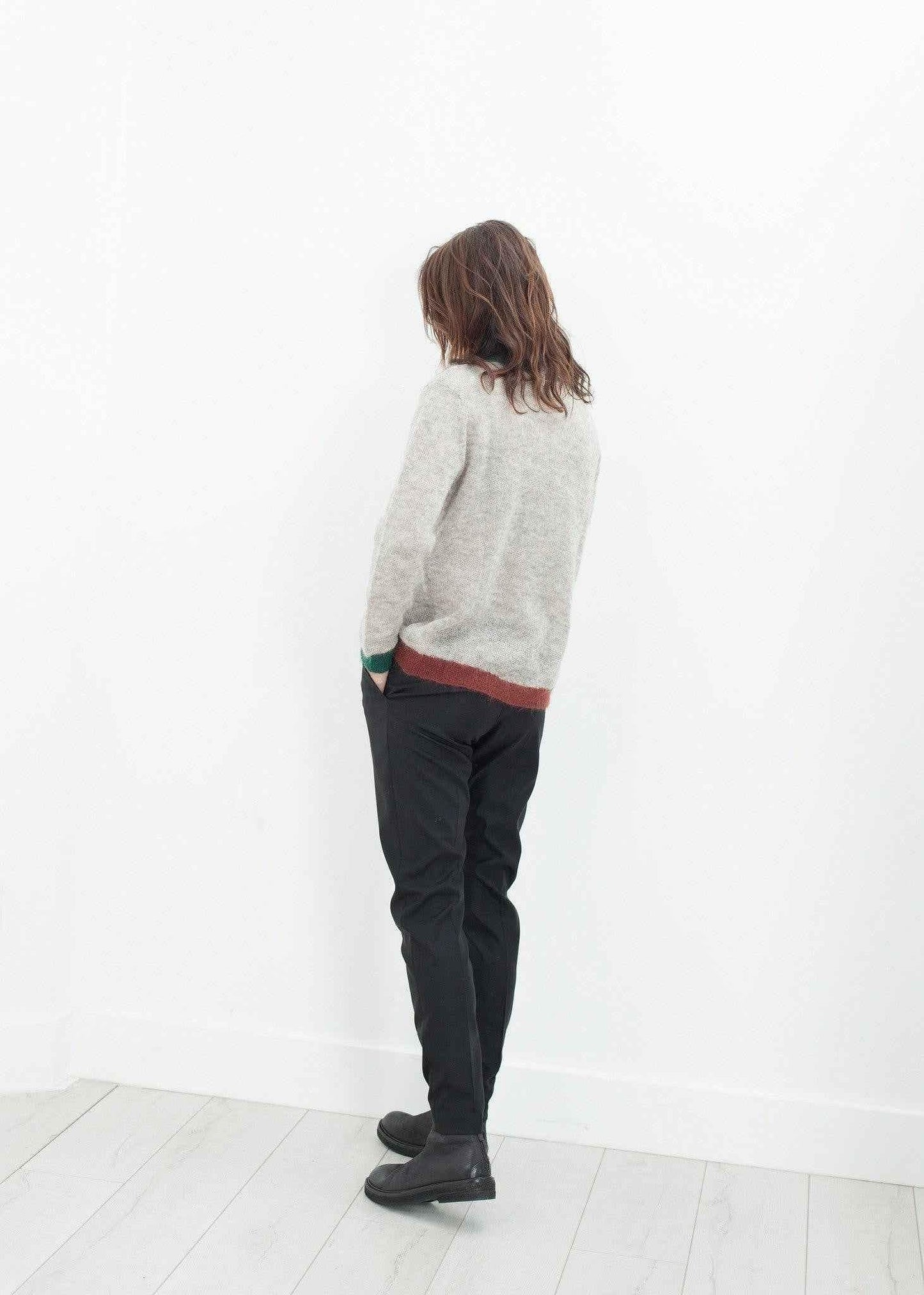 Girlfriend Trouser in Black.