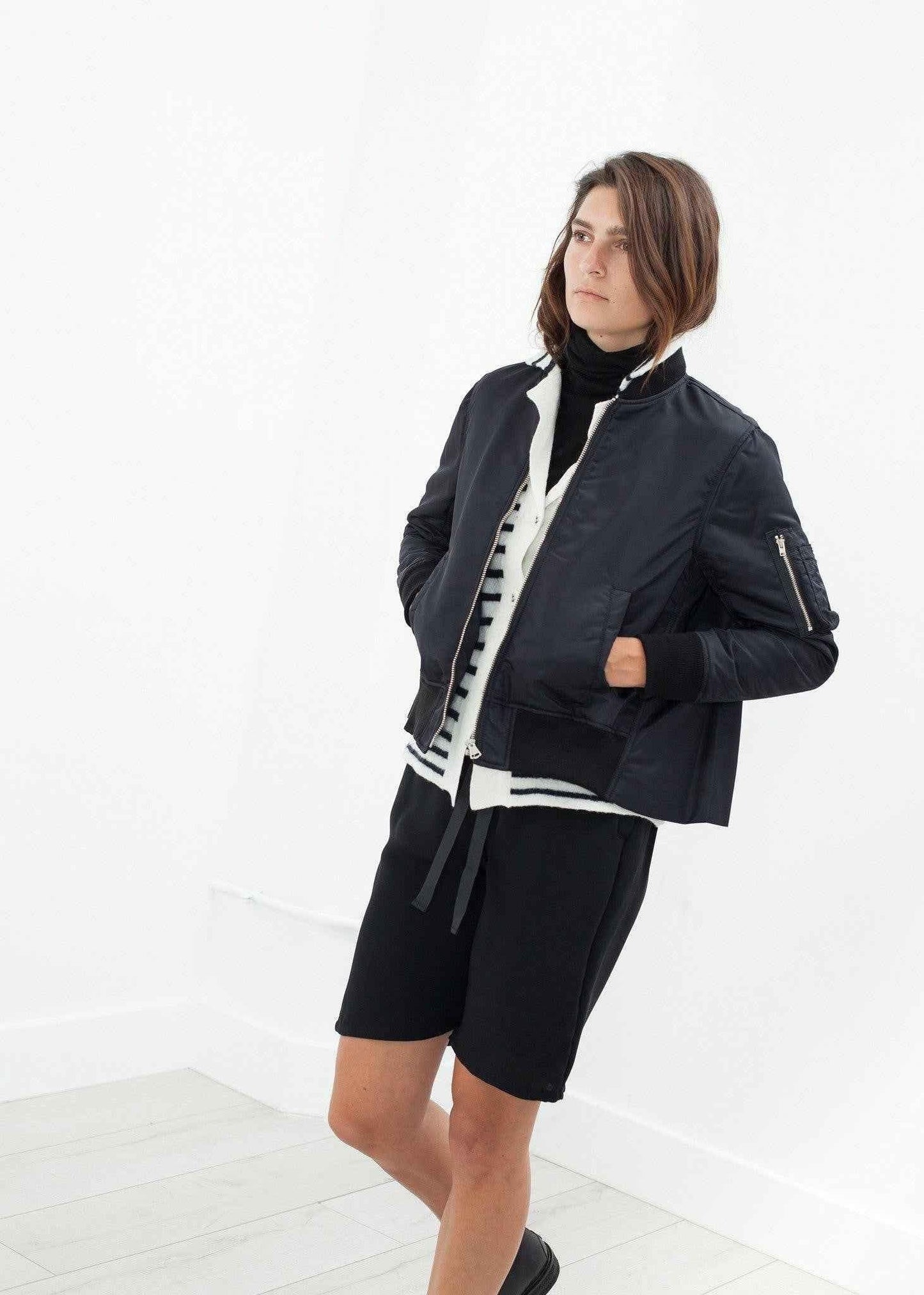 Swing Bomber in Black.