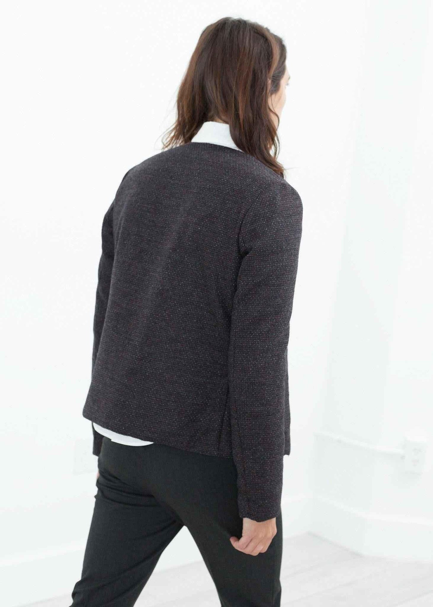 Camelia Reversible Jacket in Black/Red.