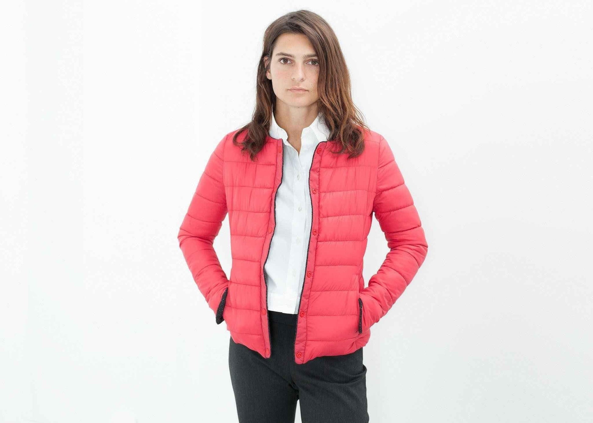 Camelia Reversible Jacket in Black/Red.