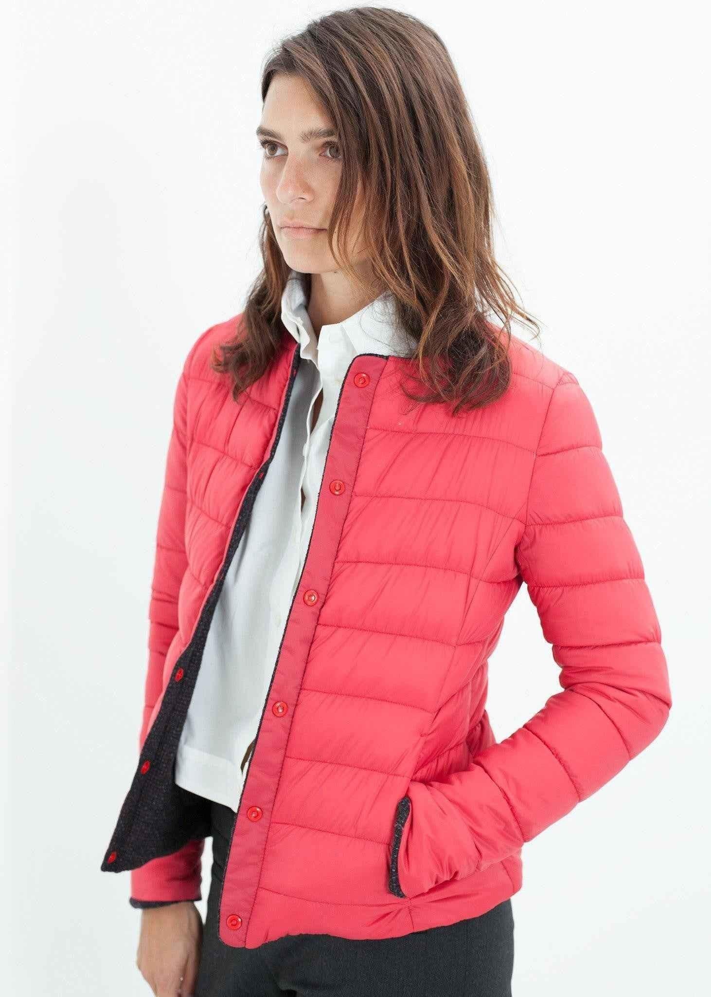 Camelia Reversible Jacket in Black/Red.